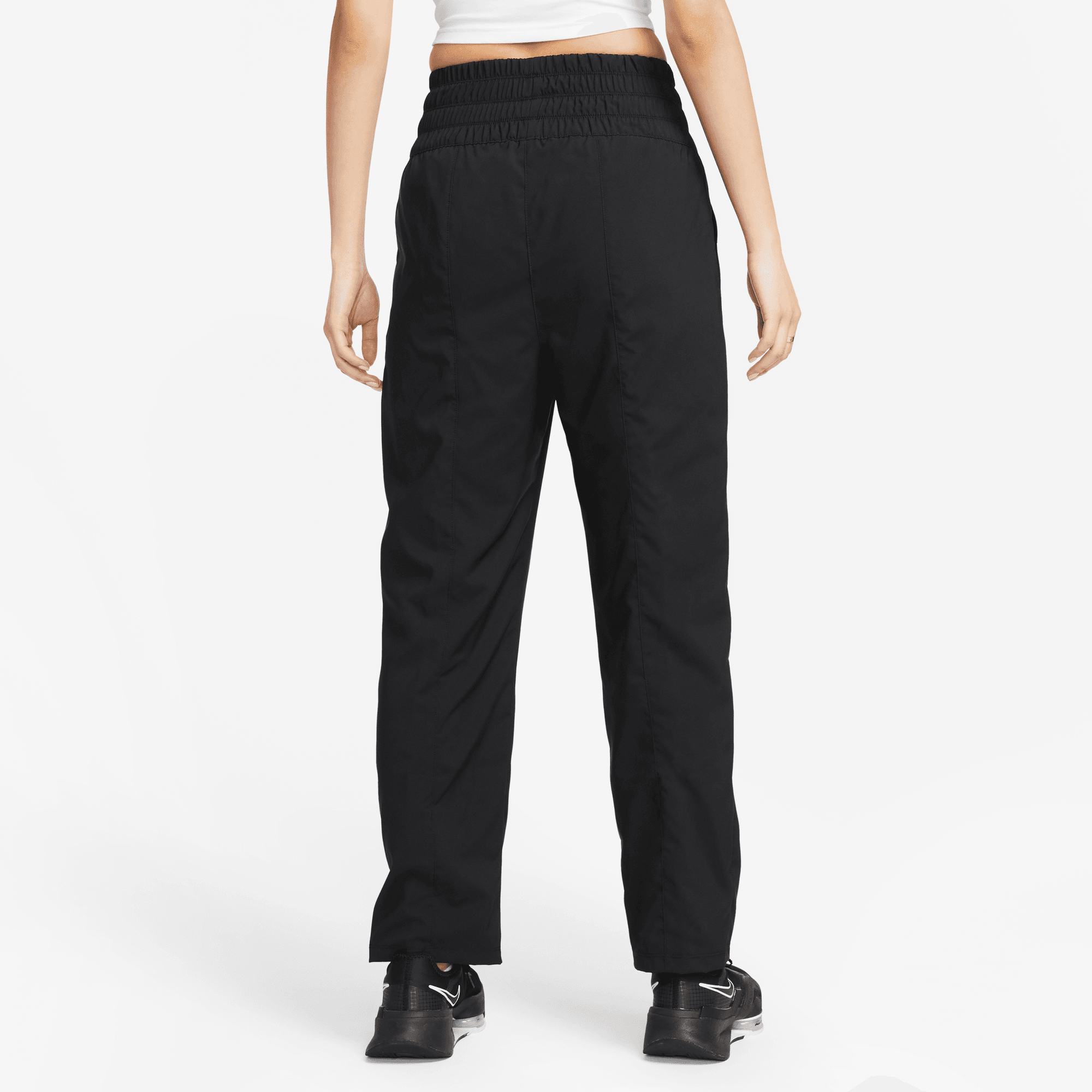 NIKE DRI-FIT ONE WOMEN'S ULTRA HIGH-WAISTED PANTS BLACK/WHITE – Park Access