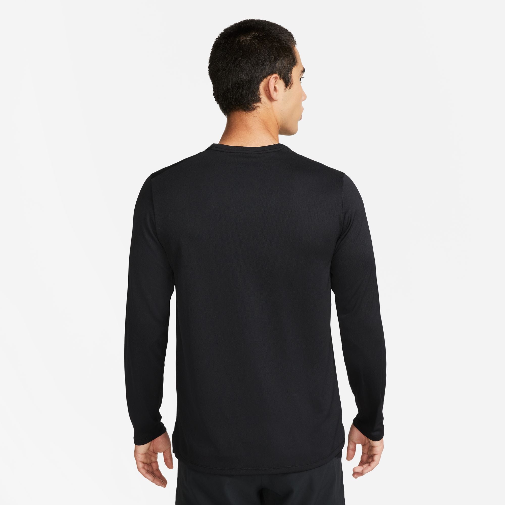 NIKE MILER MEN'S DRI-FIT UV LONG-SLEEVE RUNNING TOP