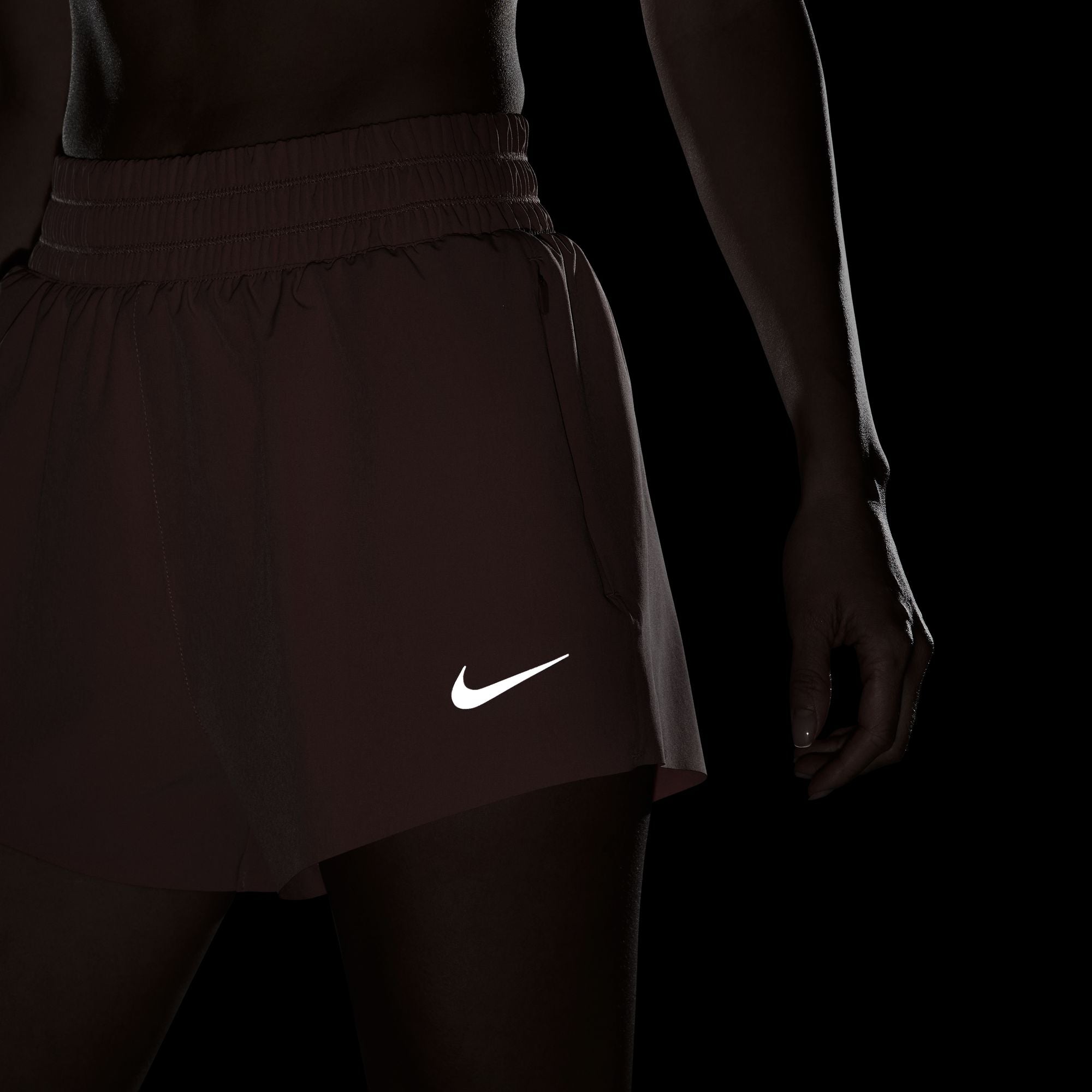 NIKE DRI-FIT RUNNING DIVISION WOMEN'S HIGH-WAISTED 3
