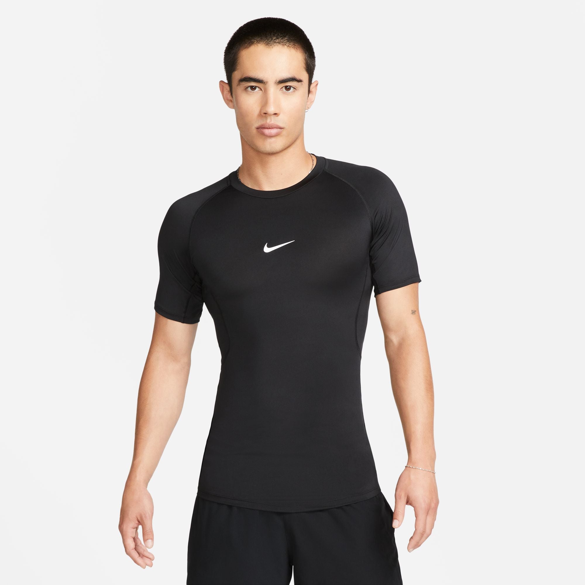 NIKE PRO DRI-FIT MEN'S TIGHT SHORT-SLEEVE TOP