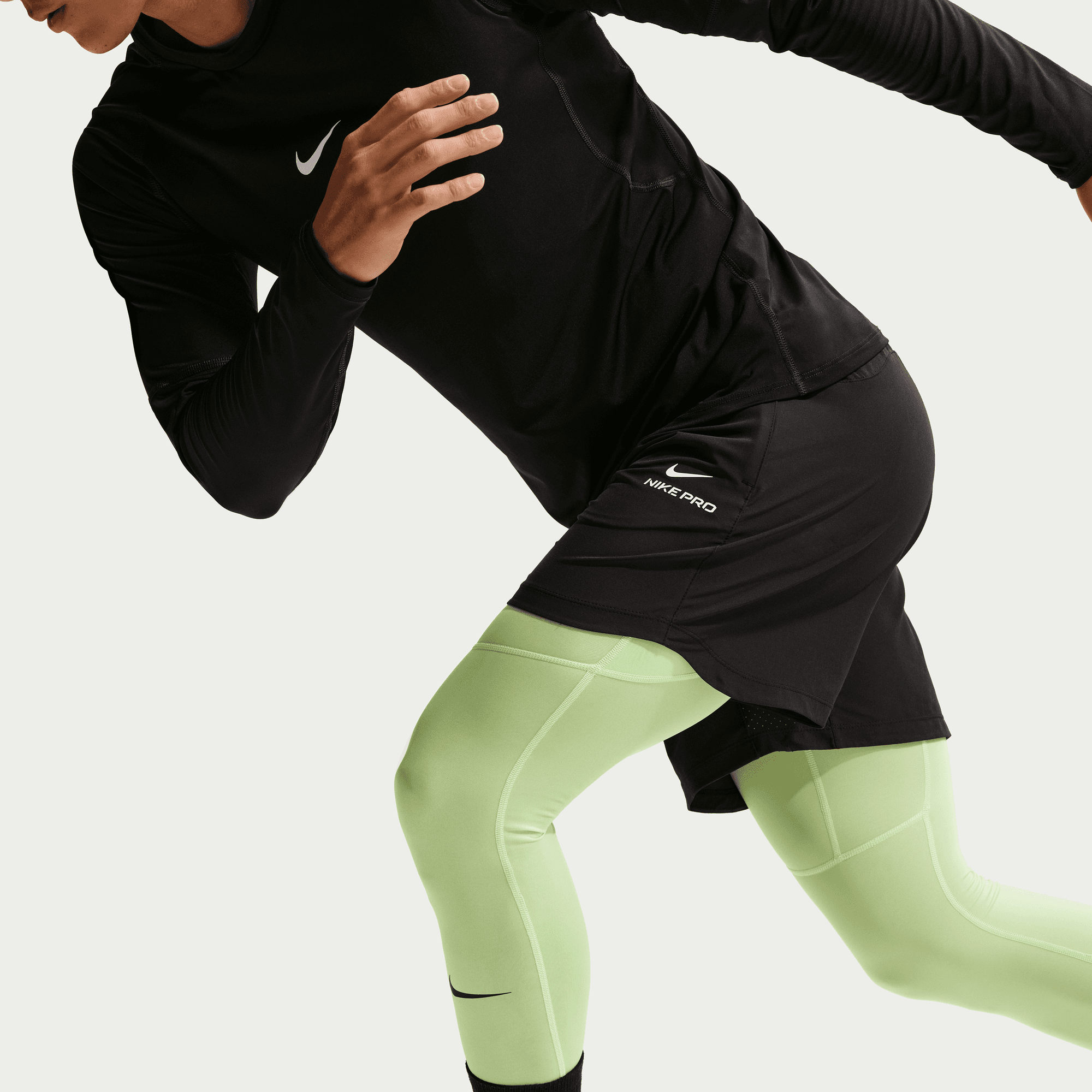 NIKE PRO MEN'S DRI-FIT FITNESS TIGHTS