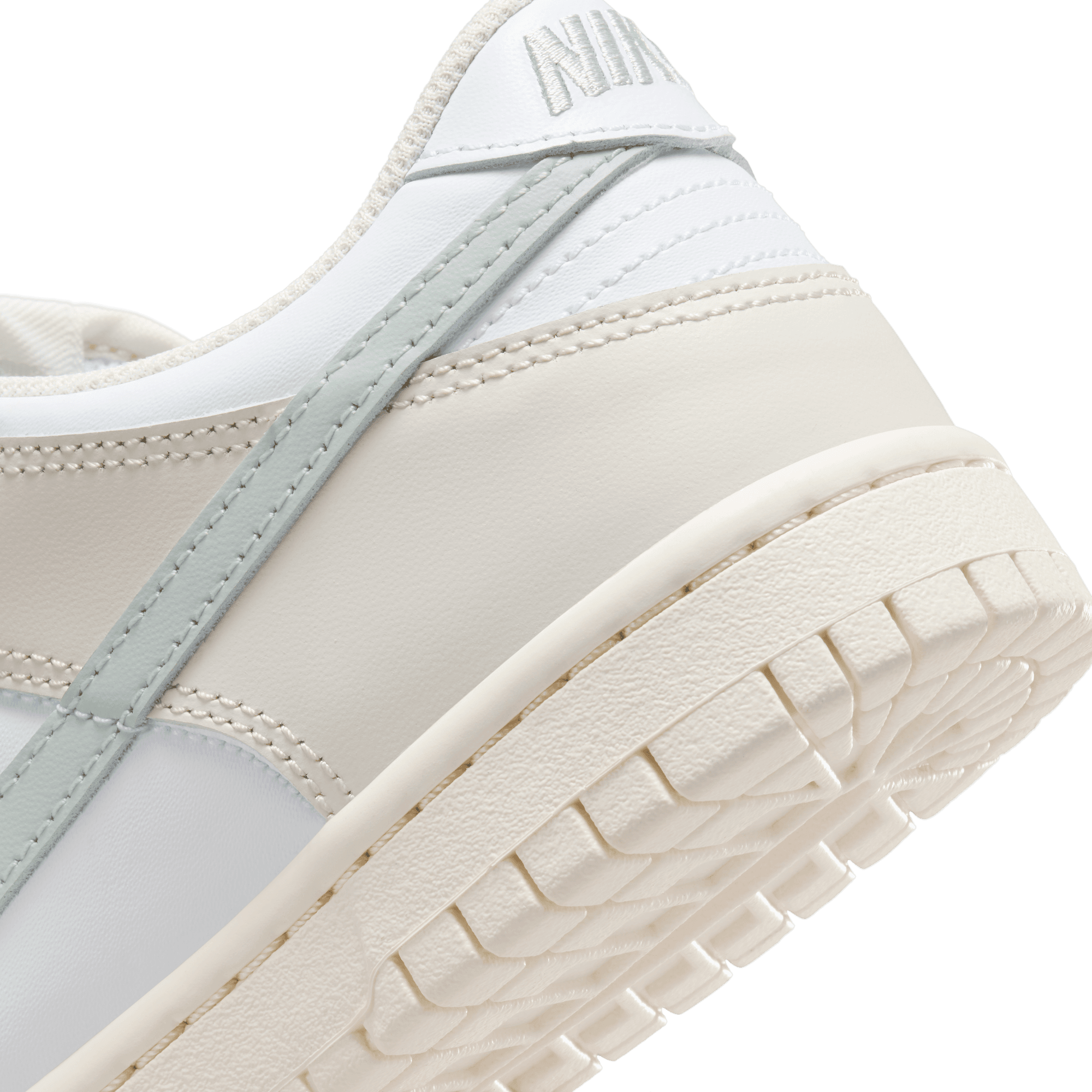 NIKE DUNK LOW BIG KIDS' SHOES WHITE/LIGHT SILVER-PHANTOM – Park Access