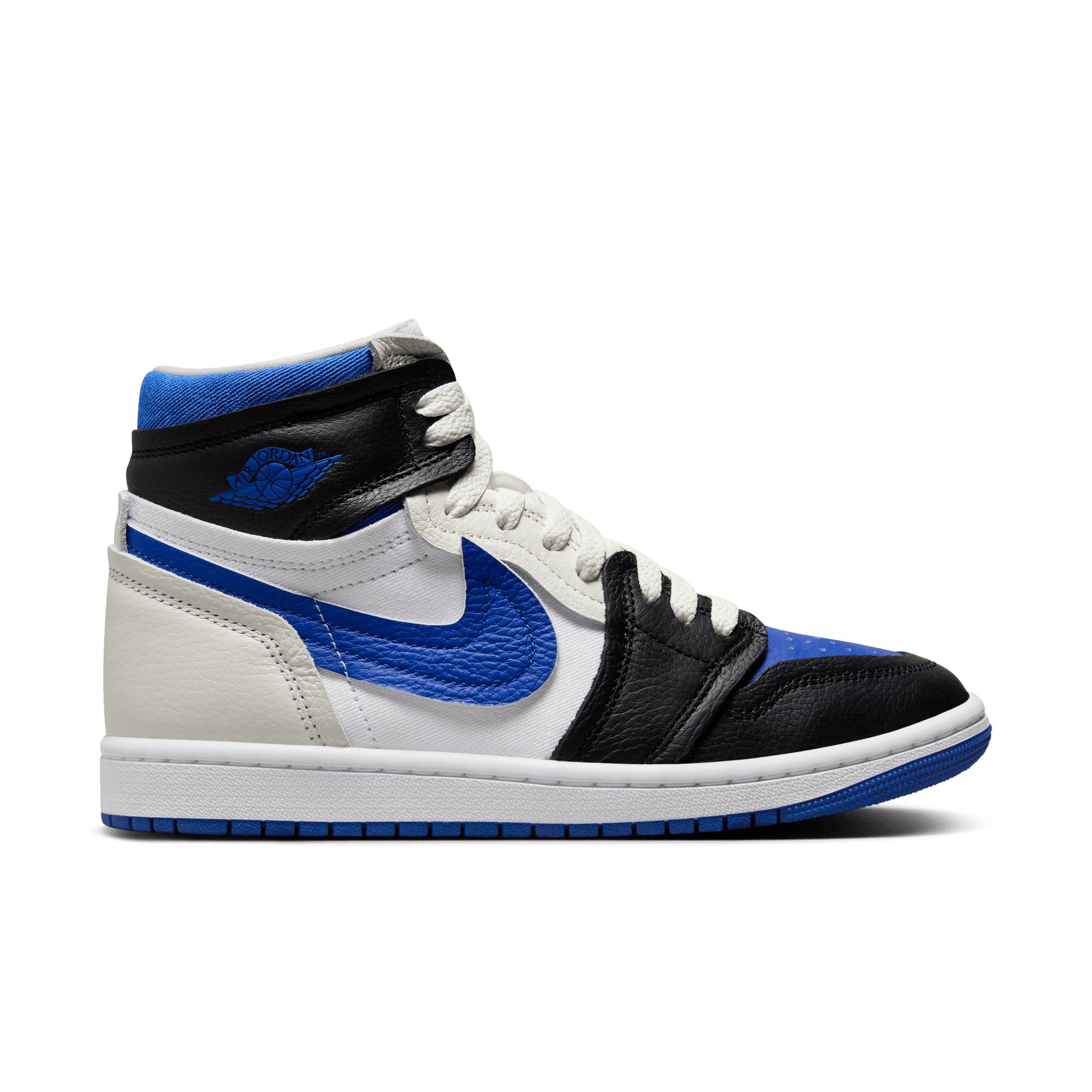 AIR JORDAN 1 HIGH MM WOMEN S SHOES BLACK GAME ROYAL WHITE SAIL