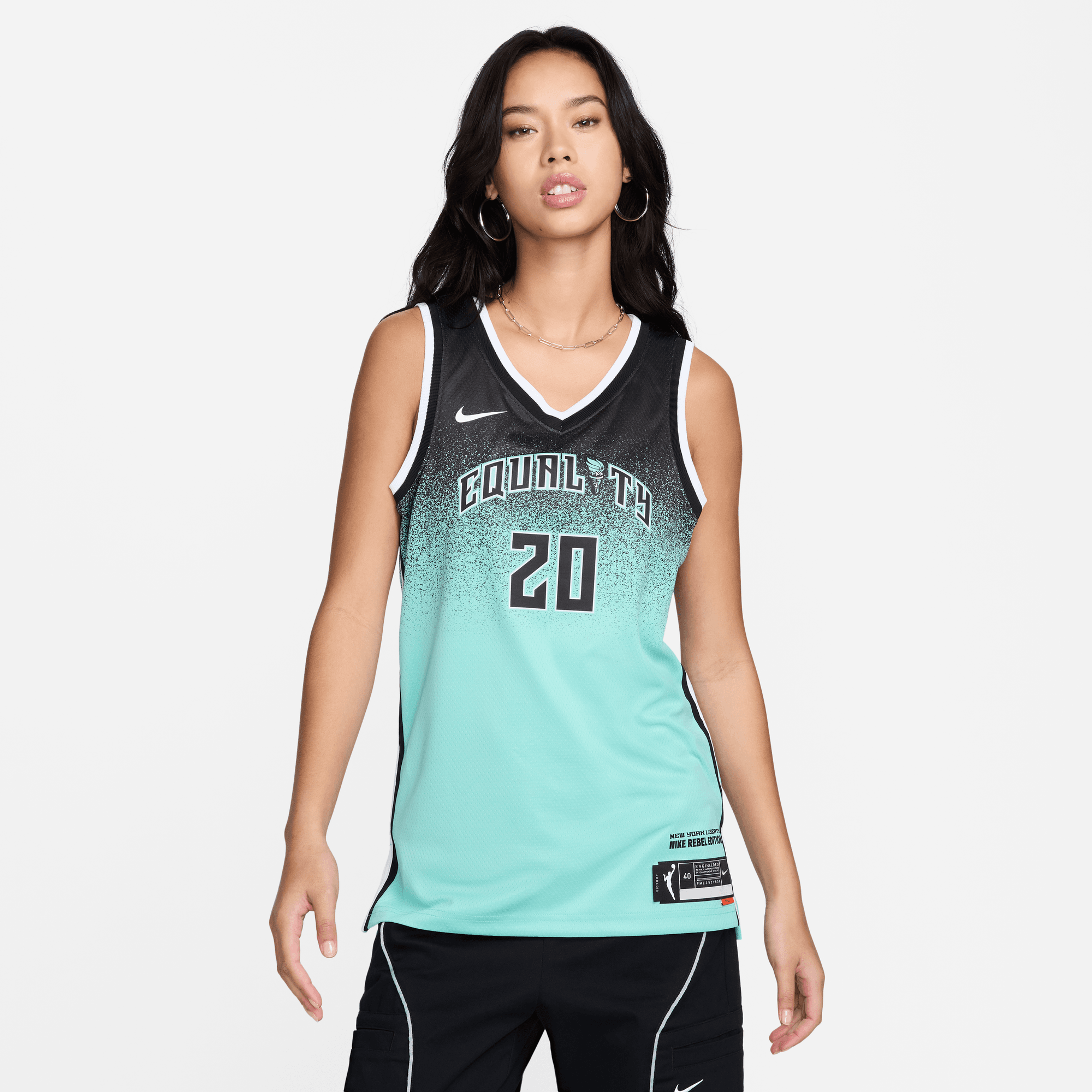 Nike Wnba New Jerseys SABRINA LONESCU NEW YORK LIBERTY 2023 NIKE