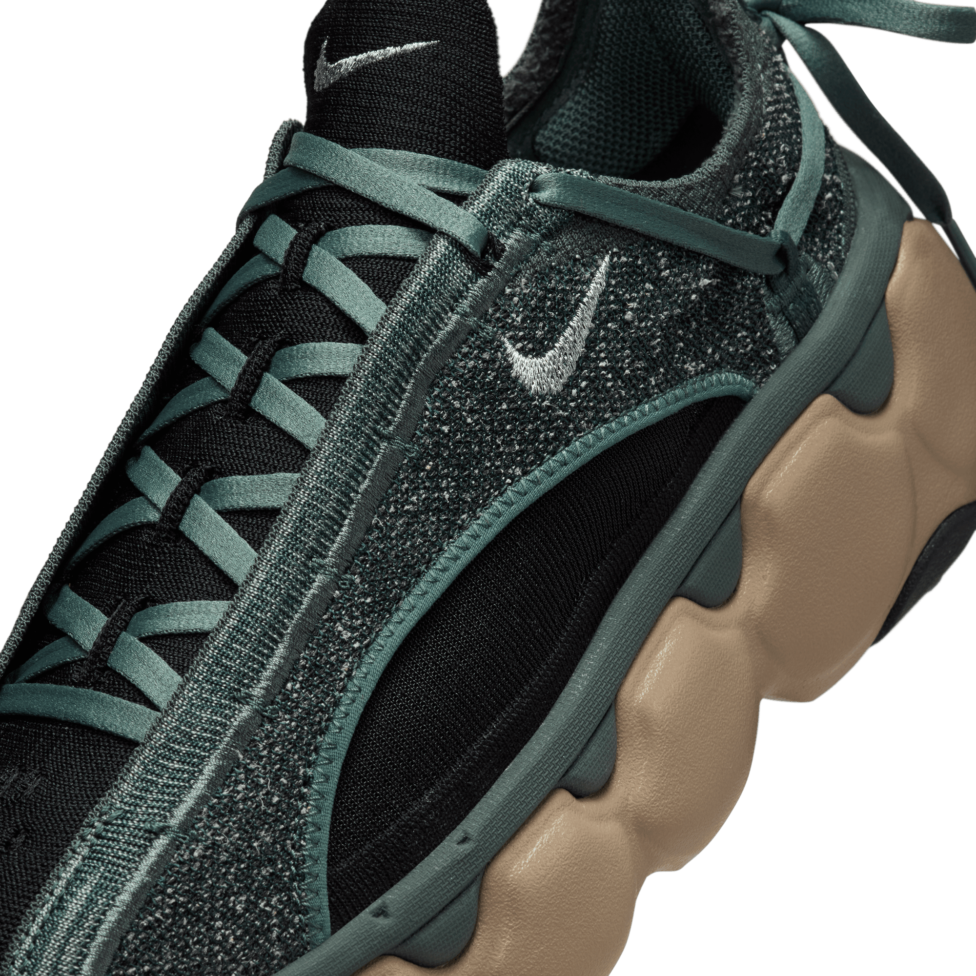 Nike flyknit womens green sales