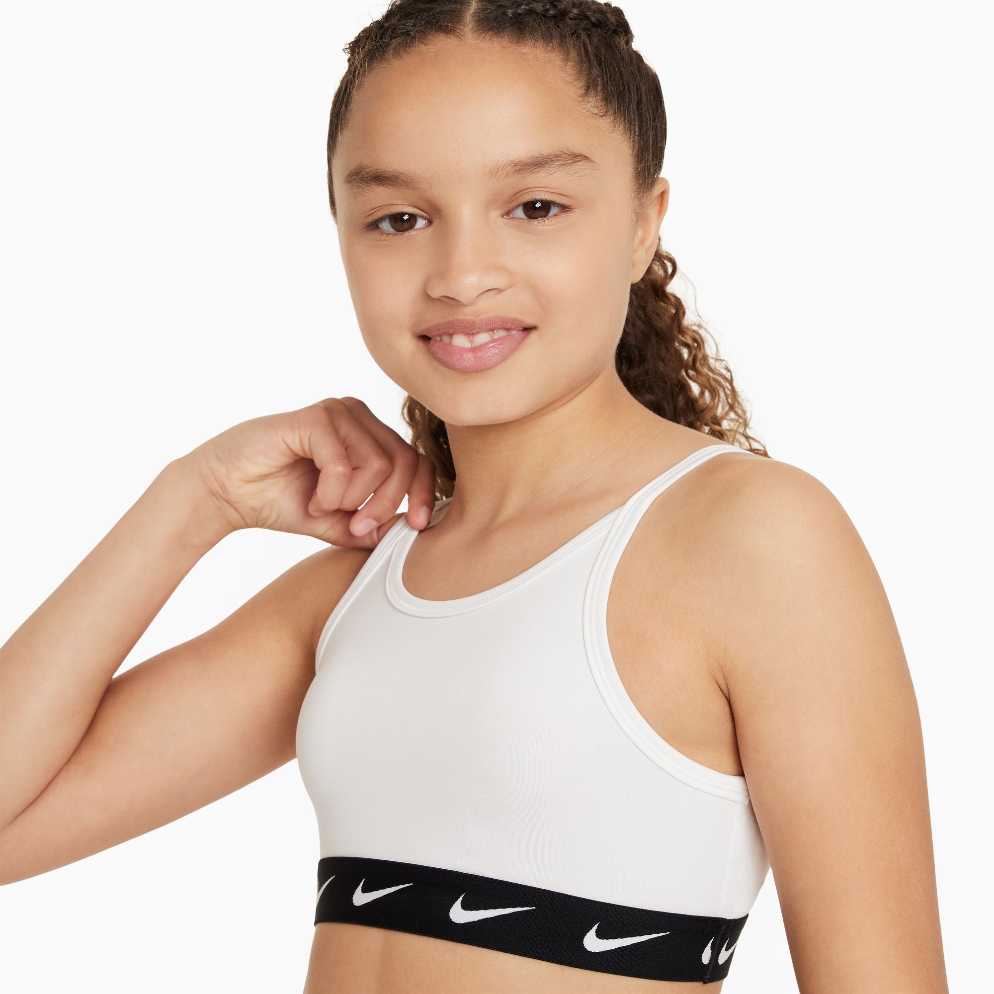 NIKE DRI-FIT ONE BIG KIDS' (GIRLS') SPORTS BRA