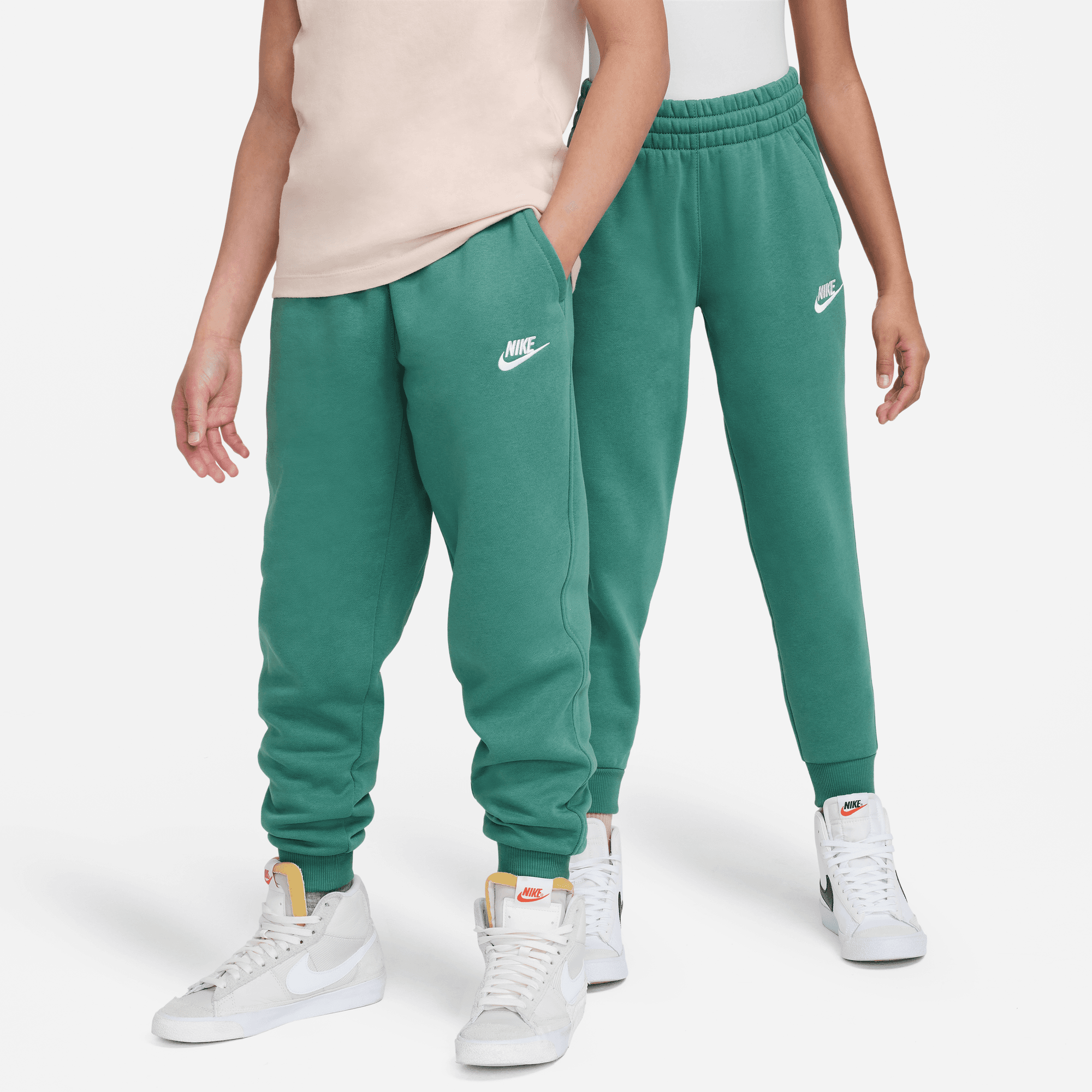 NIKE SPORTSWEAR CLUB FLEECE BIG KIDS' JOGGERS BICOASTAL/WHITE – Park Access