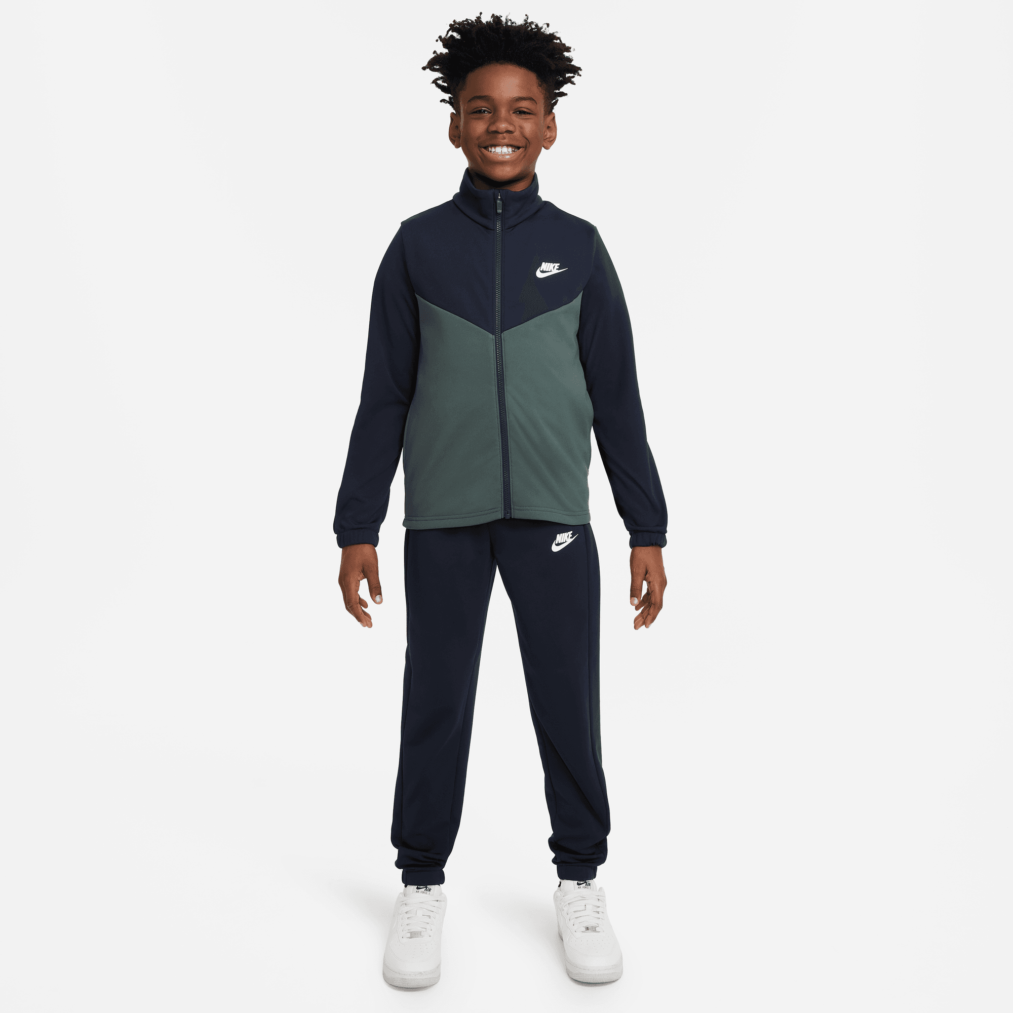 Nike green tracksuit junior on sale