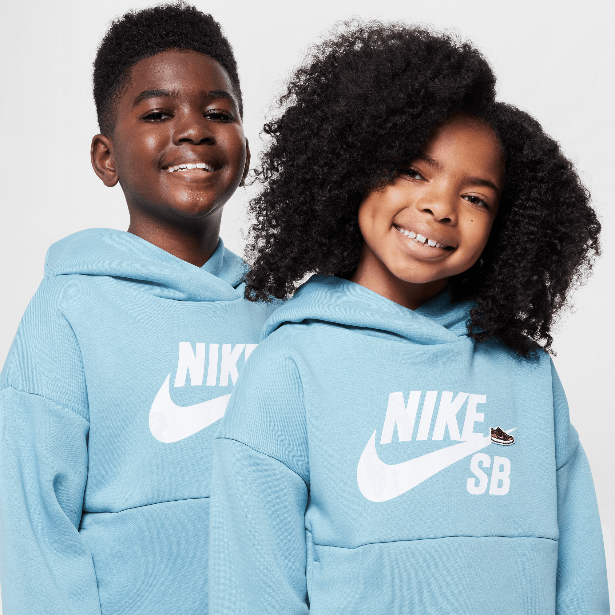 NIKE SB ICON FLEECE EASYON BIG KIDS OVERSIZED PULLOVER HOODIE