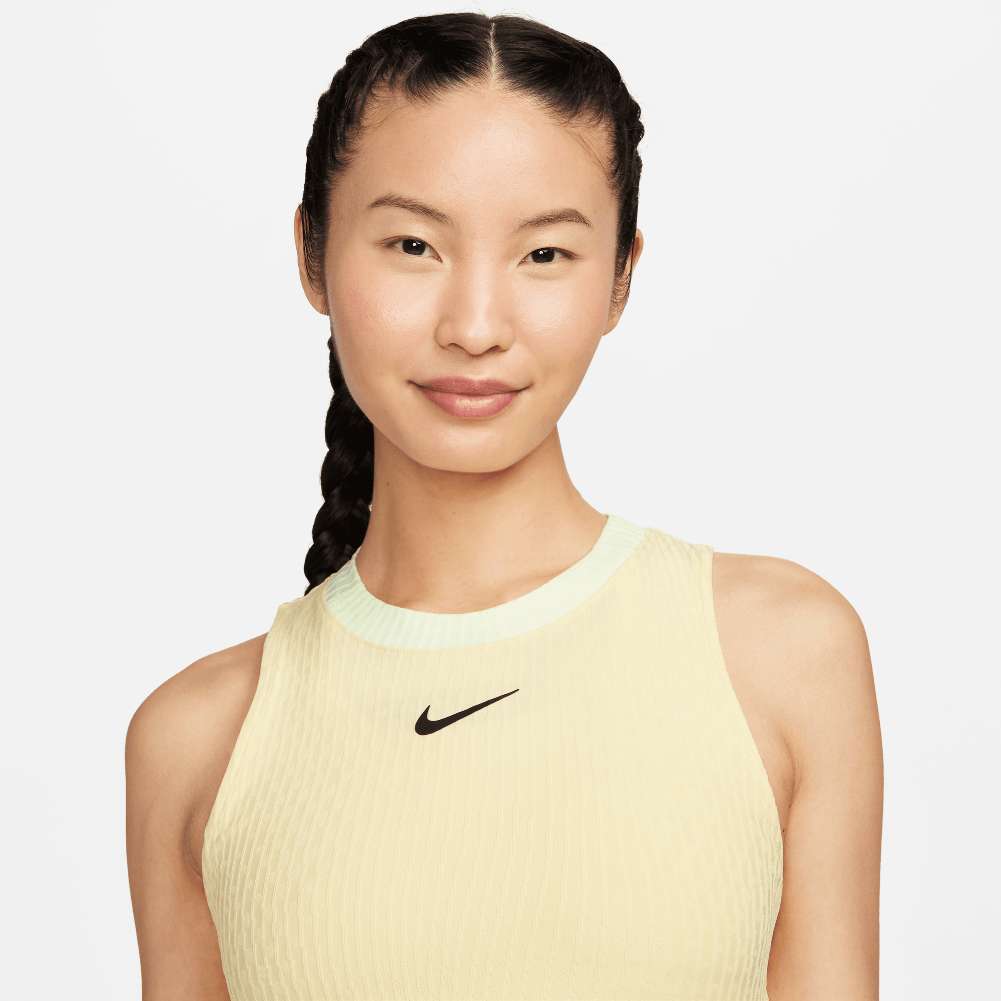 NIKECOURT SLAM WOMEN'S DRI-FIT TENNIS TANK TOP SOFT YELLOW/SOFT YELLOW ...