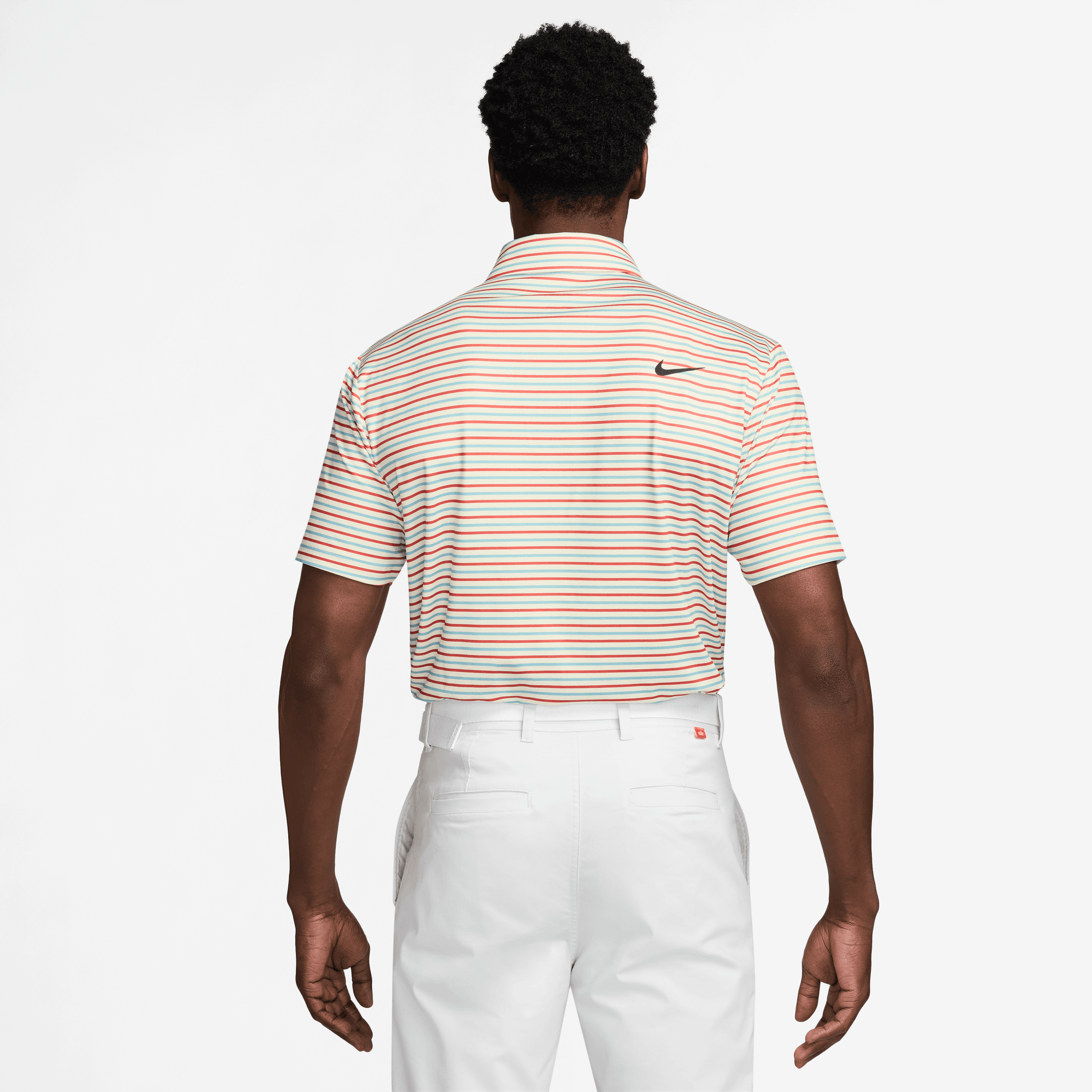 NIKE TOUR MEN'S DRI-FIT STRIPED GOLF POLO