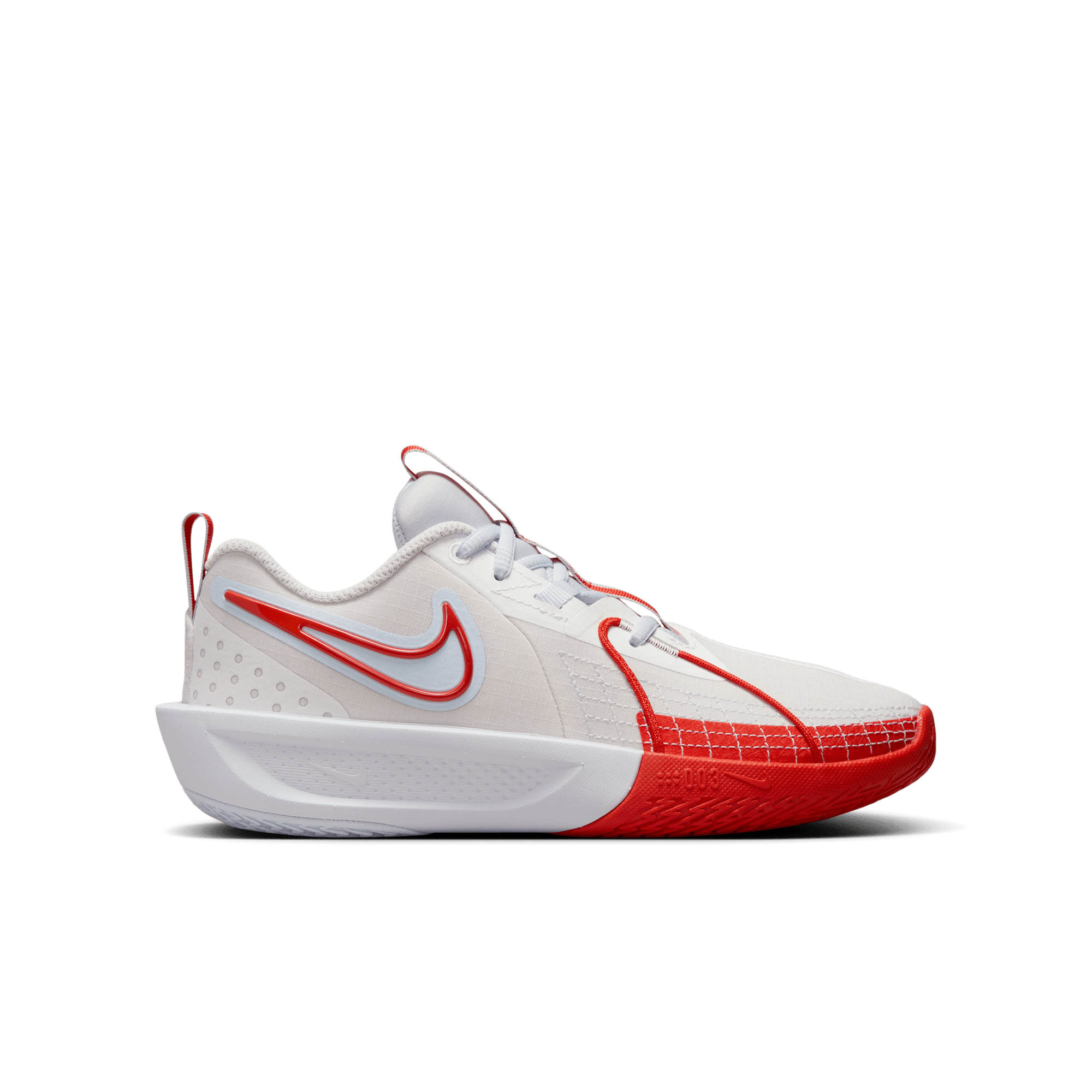 Red and grey basketball on sale shoes