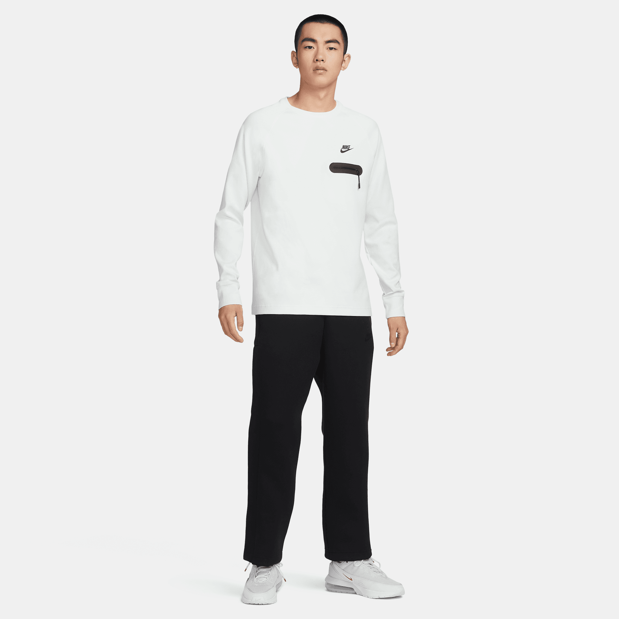 Nike fleece long sales sleeve
