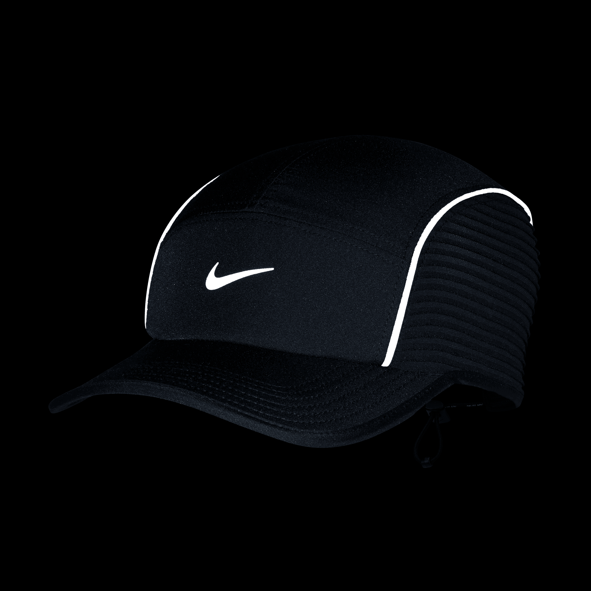 NIKE DRI-FIT ADV FLY UNSTRUCTURED AEROBILL AEROADAPT CAP BLACK ...