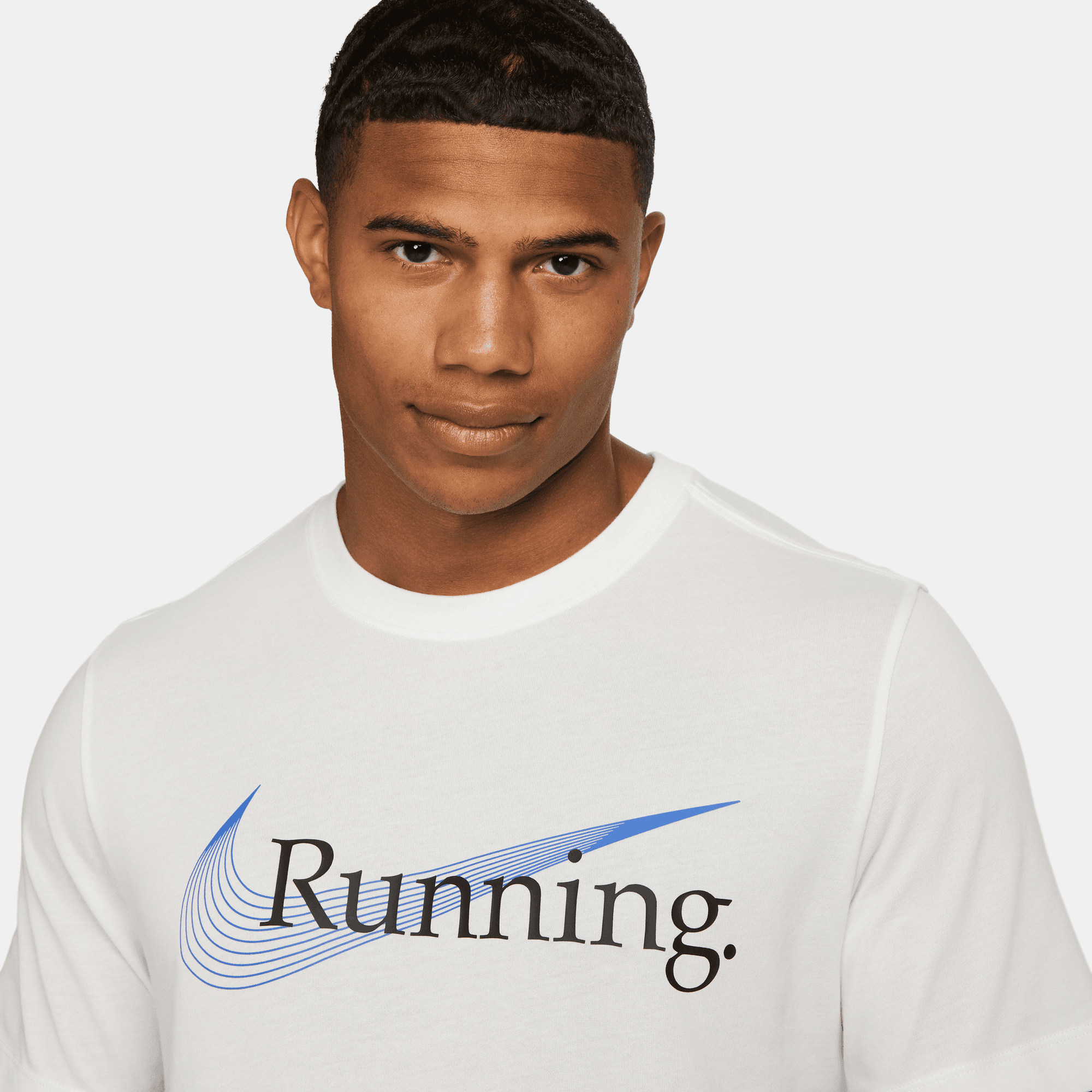 NIKE DRI-FIT MEN'S RUNNING T-SHIRT