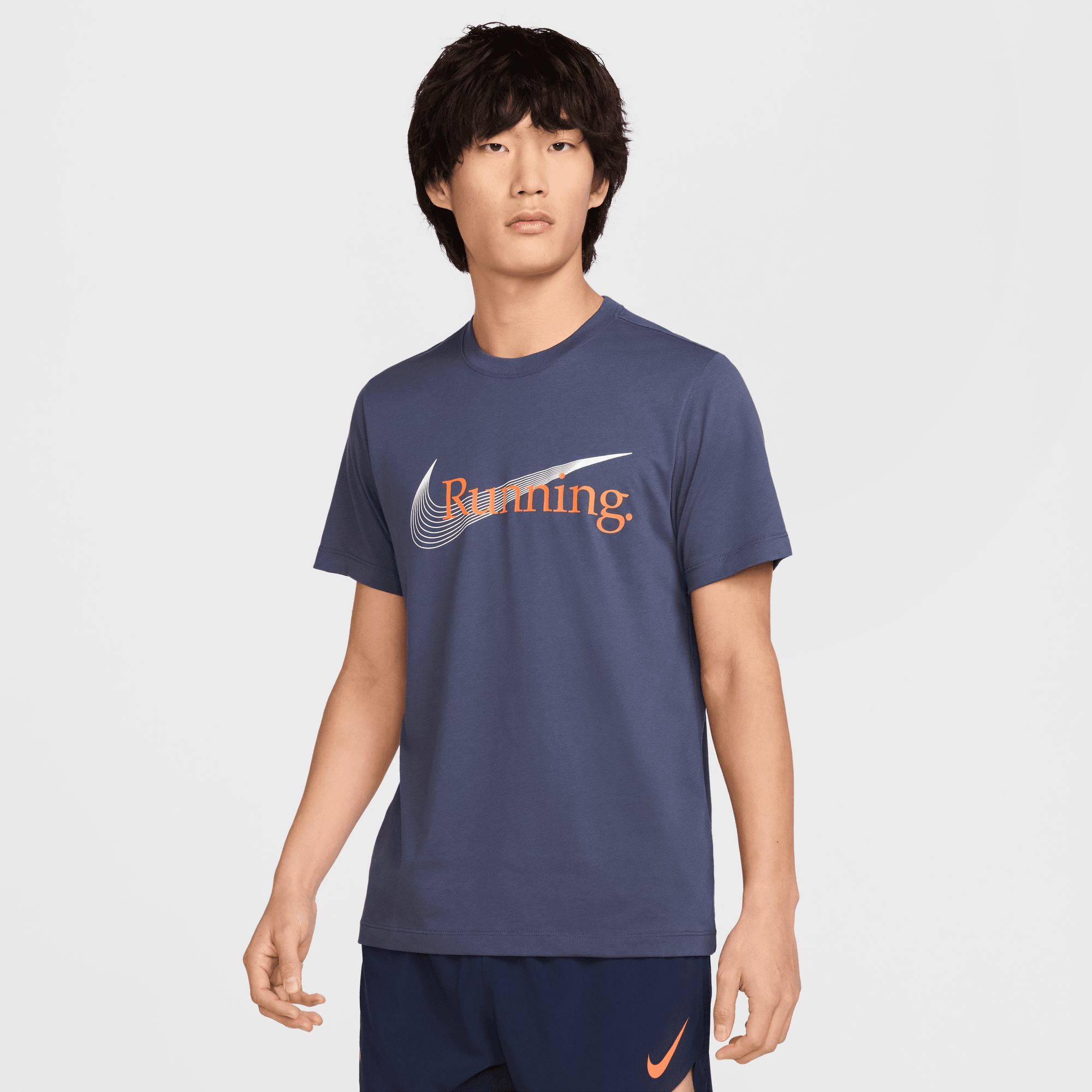 NIKE DRI-FIT MEN'S RUNNING T-SHIRT