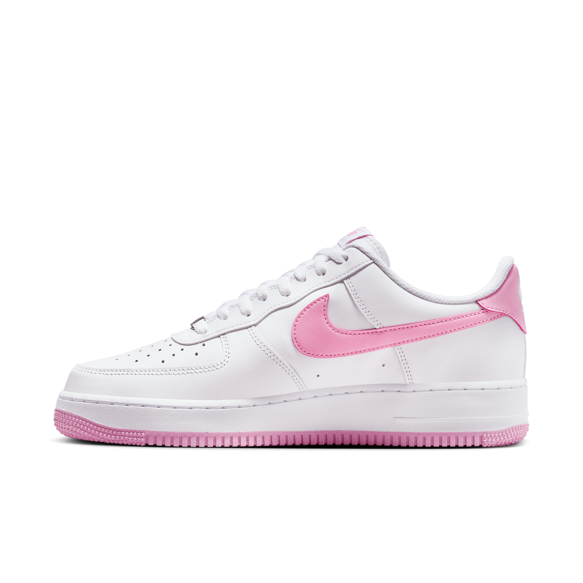 NIKE AIR FORCE 1 '07 MEN'S SHOES WHITE/PINK RISE-WHITE – Park Access