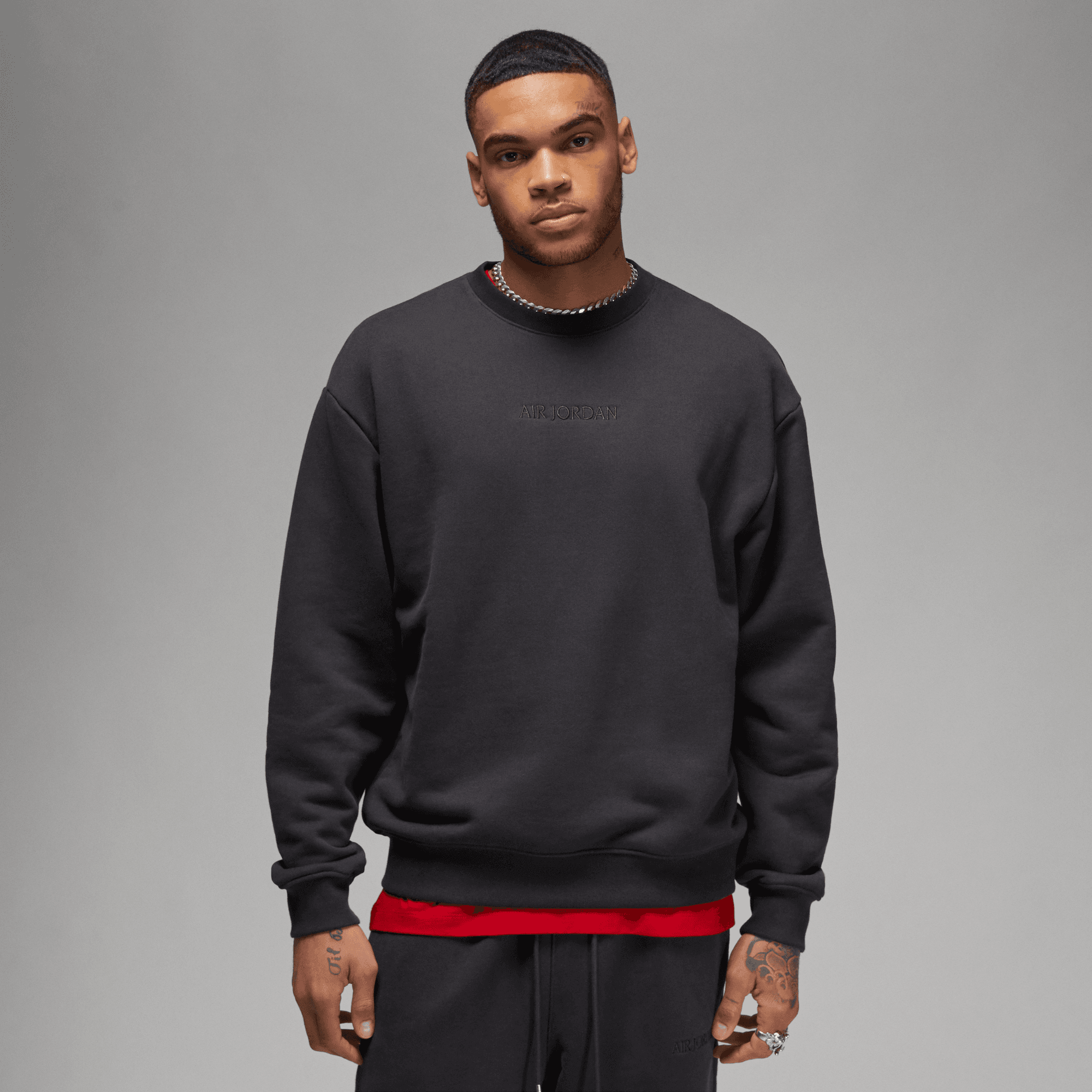 Air jordan crew neck sweatshirt hotsell