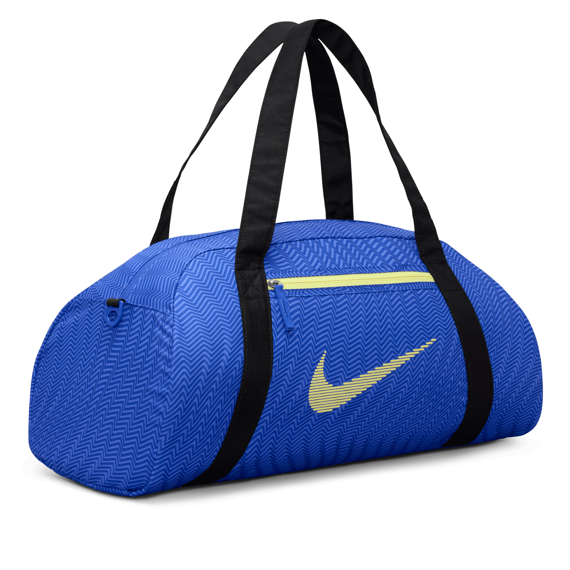 NIKE GYM CLUB WOMEN S DUFFEL BAG 24L HYPER ROYAL BLACK LT LASER