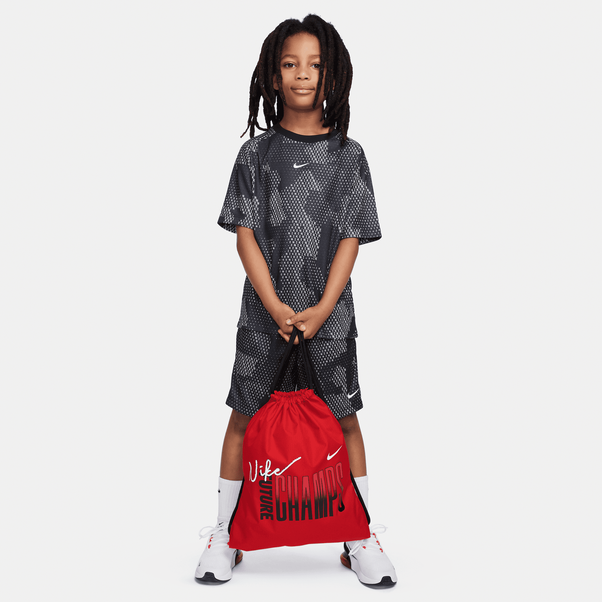 Girl nike top drawstring bag