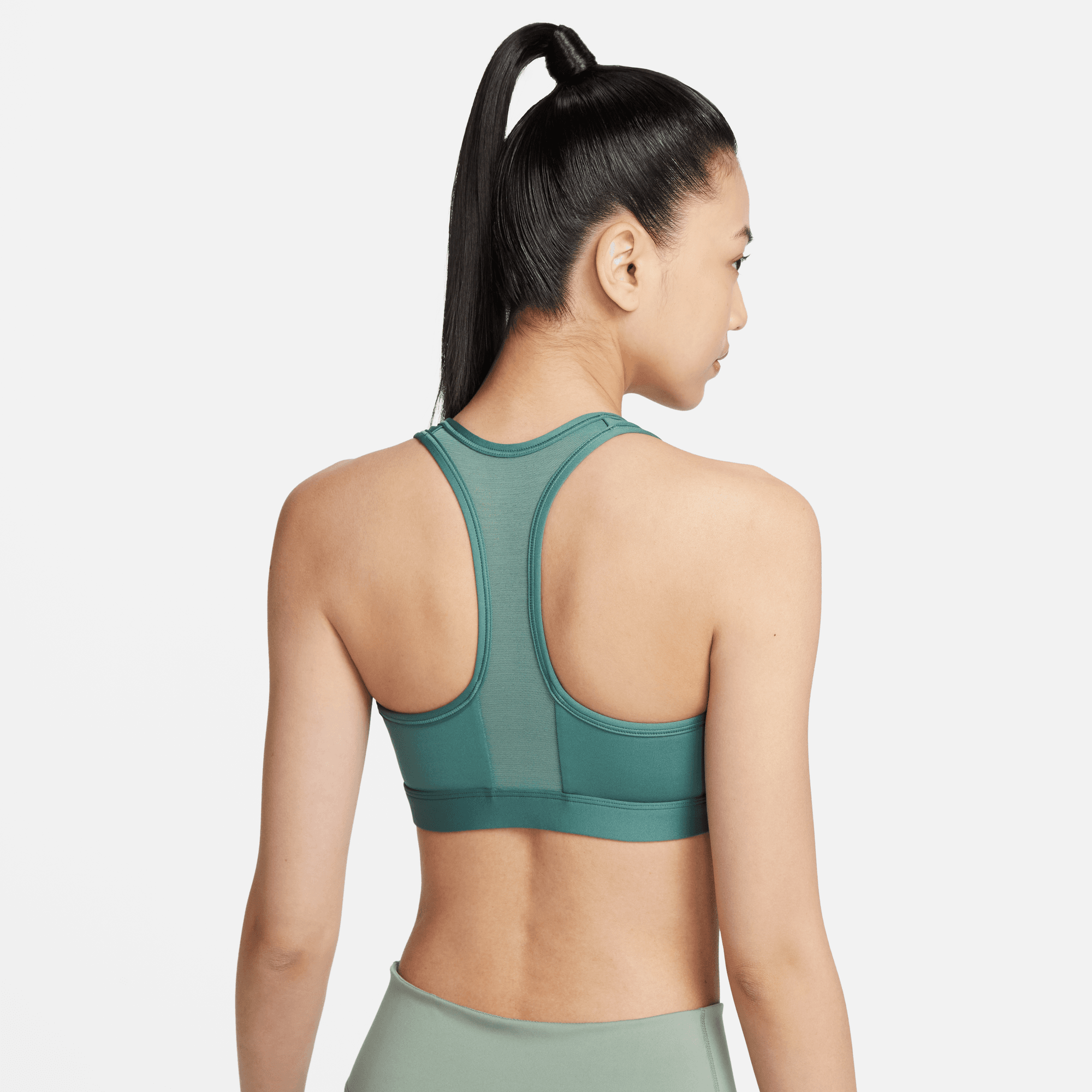 NIKE SWOOSH FRONT ZIP WOMEN'S MEDIUM-SUPPORT PADDED SPORTS BRA