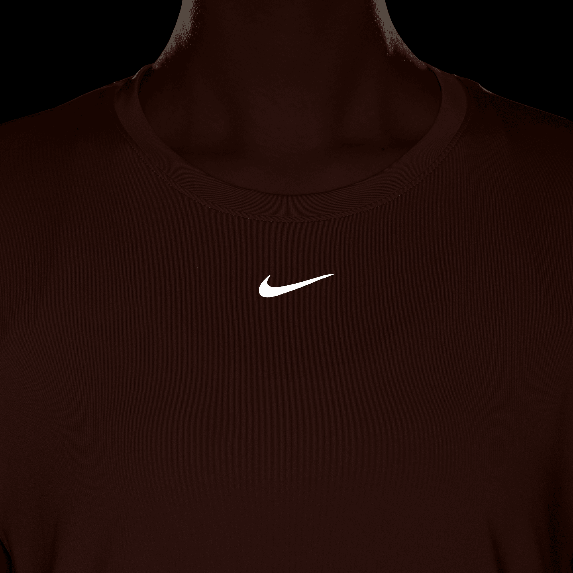 NIKE ONE CLASSIC WOMEN'S DRI-FIT SHORT-SLEEVE TOP RUST PINK