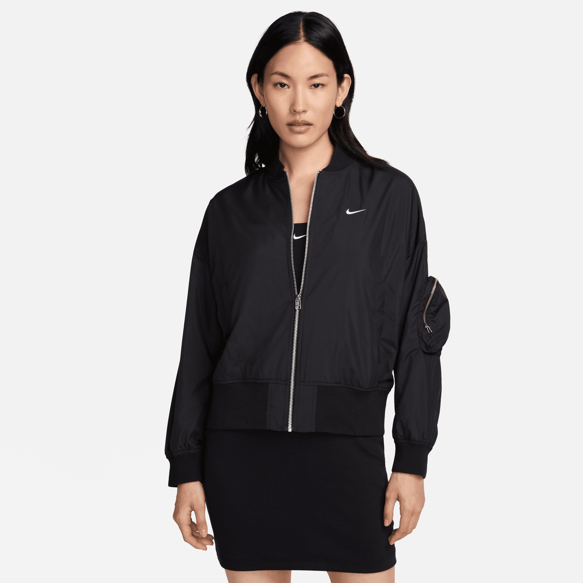 NIKE SPORTSWEAR ESSENTIAL WOMEN'S OVERSIZED BOMBER JACKET