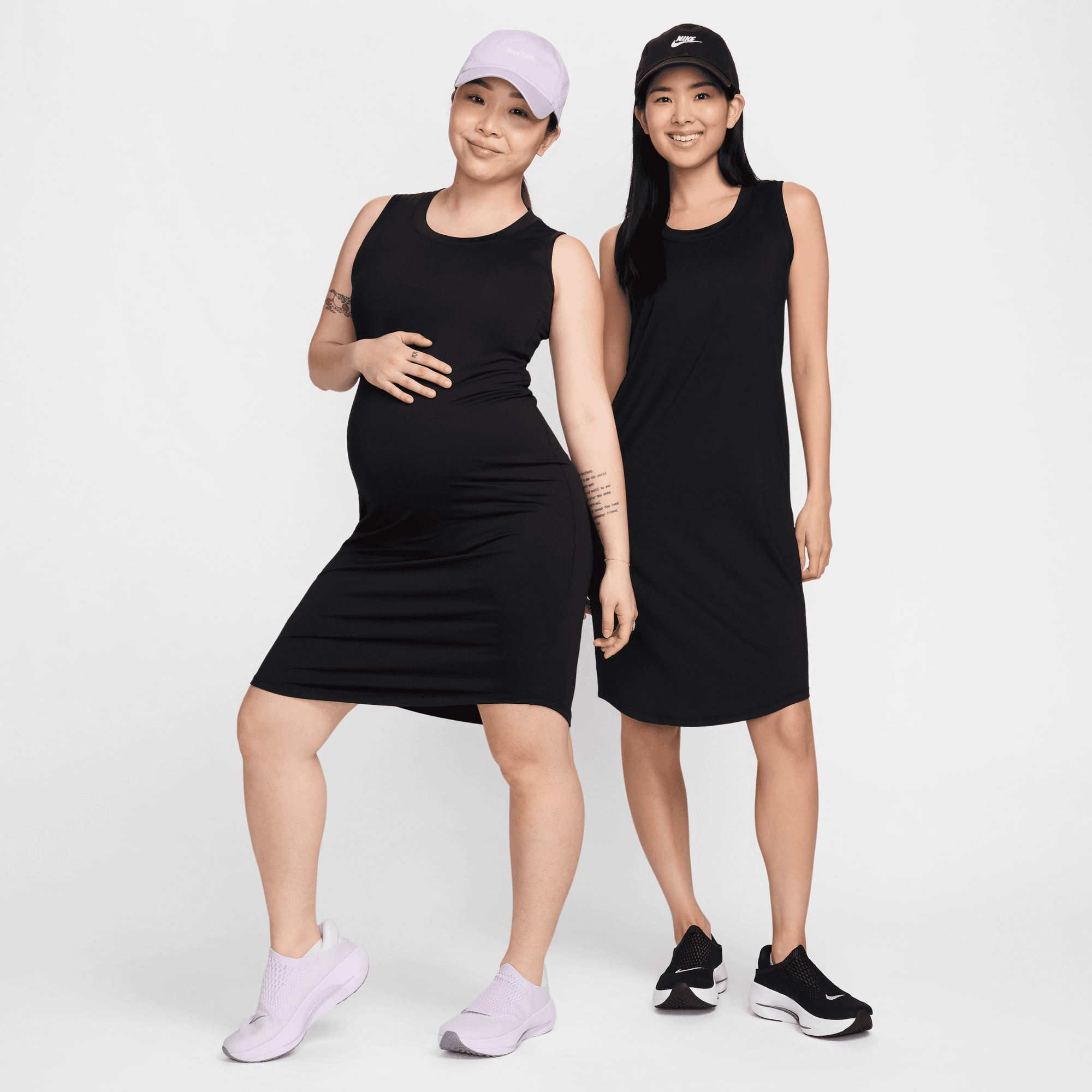 NIKE (M) WOMEN'S DRI-FIT SLIM-FIT KNIT DRESS (MATERNITY)