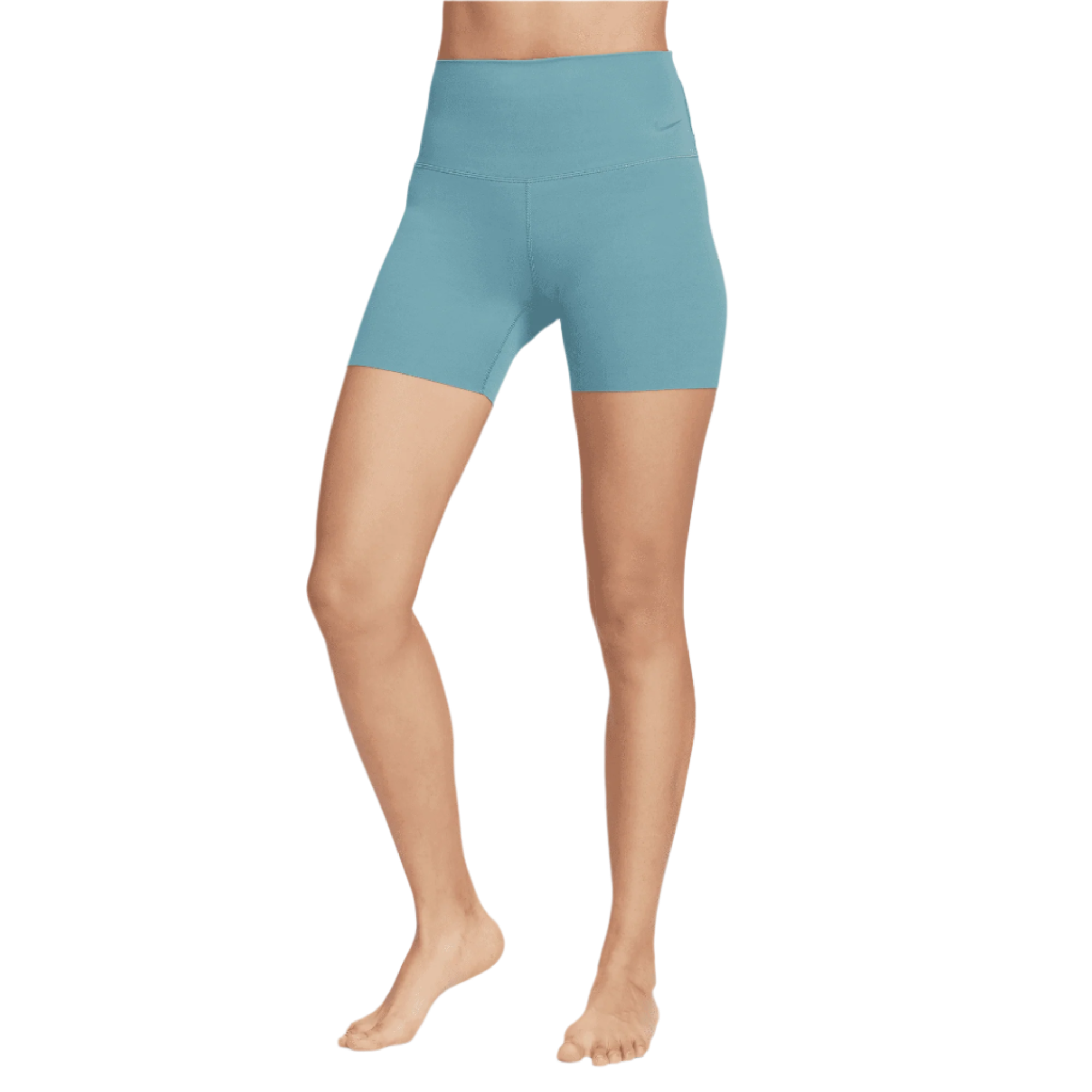 NIKE ZENVY WOMEN'S GENTLE-SUPPORT HIGH-WAISTED 5" BIKER SHORTS