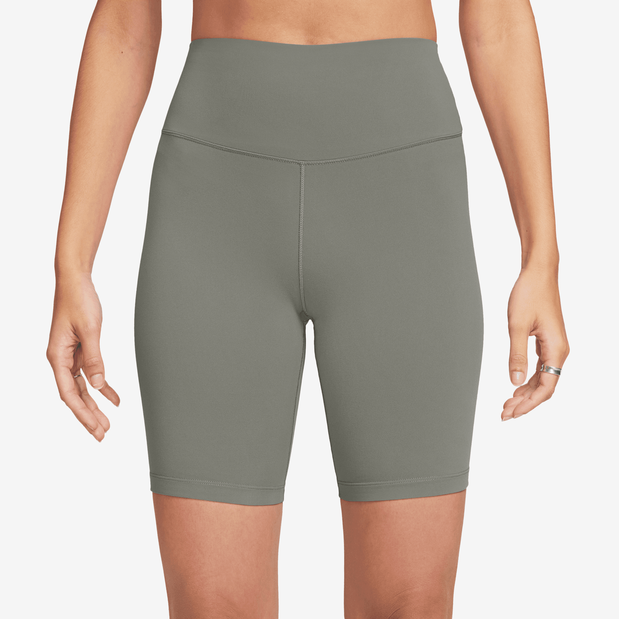 NIKE ONE WOMEN'S HIGH-WAISTED 8" BIKER SHORTS