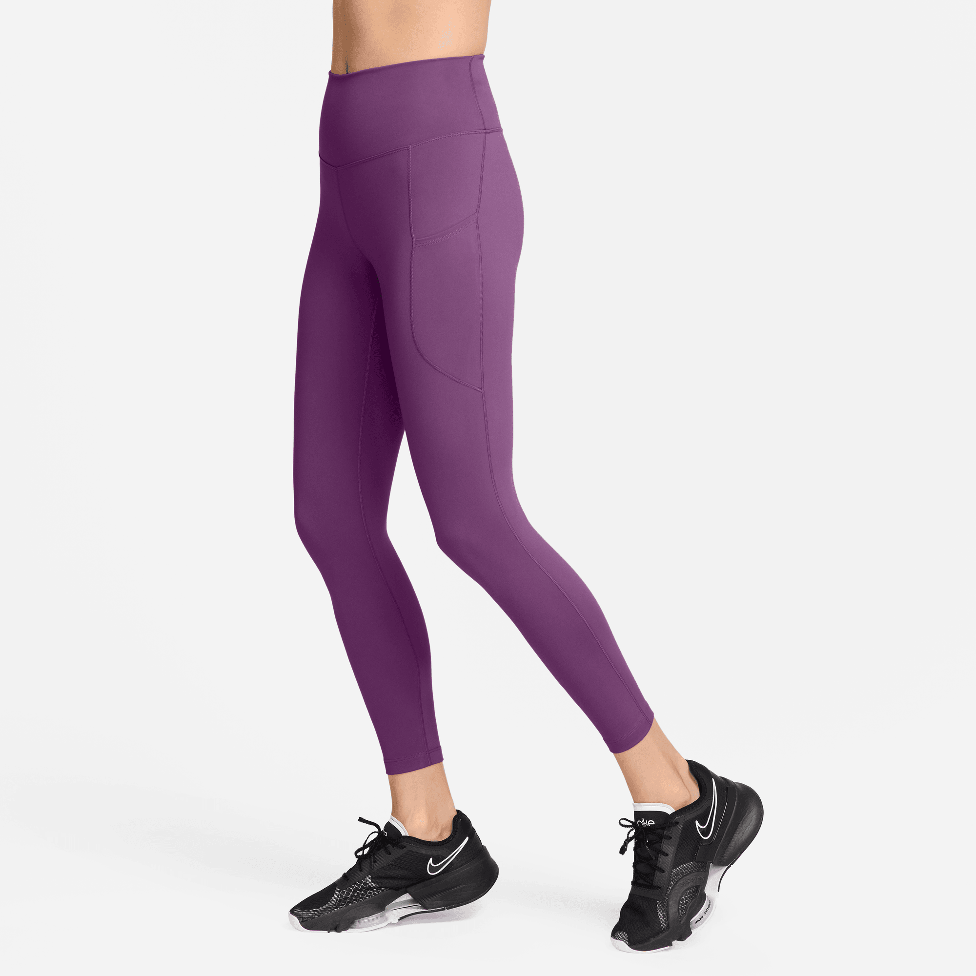 NIKE ONE WOMEN'S HIGH-WAISTED 7/8 LEGGINGS WITH POCKETS