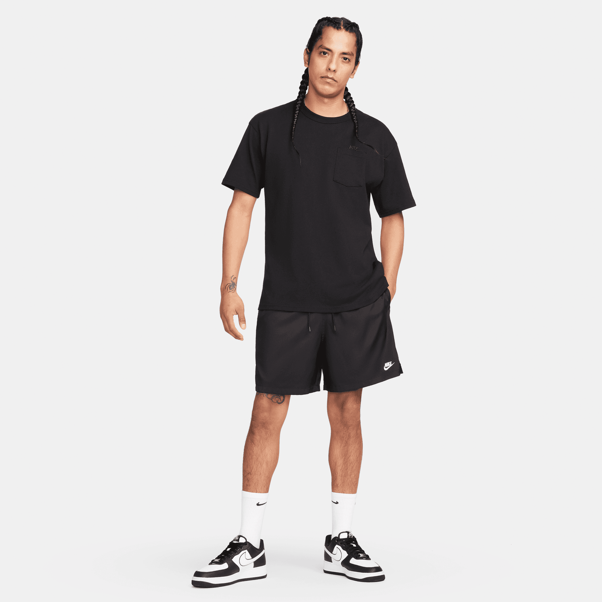 Nike Club Men's Woven Washed Flow Shorts.