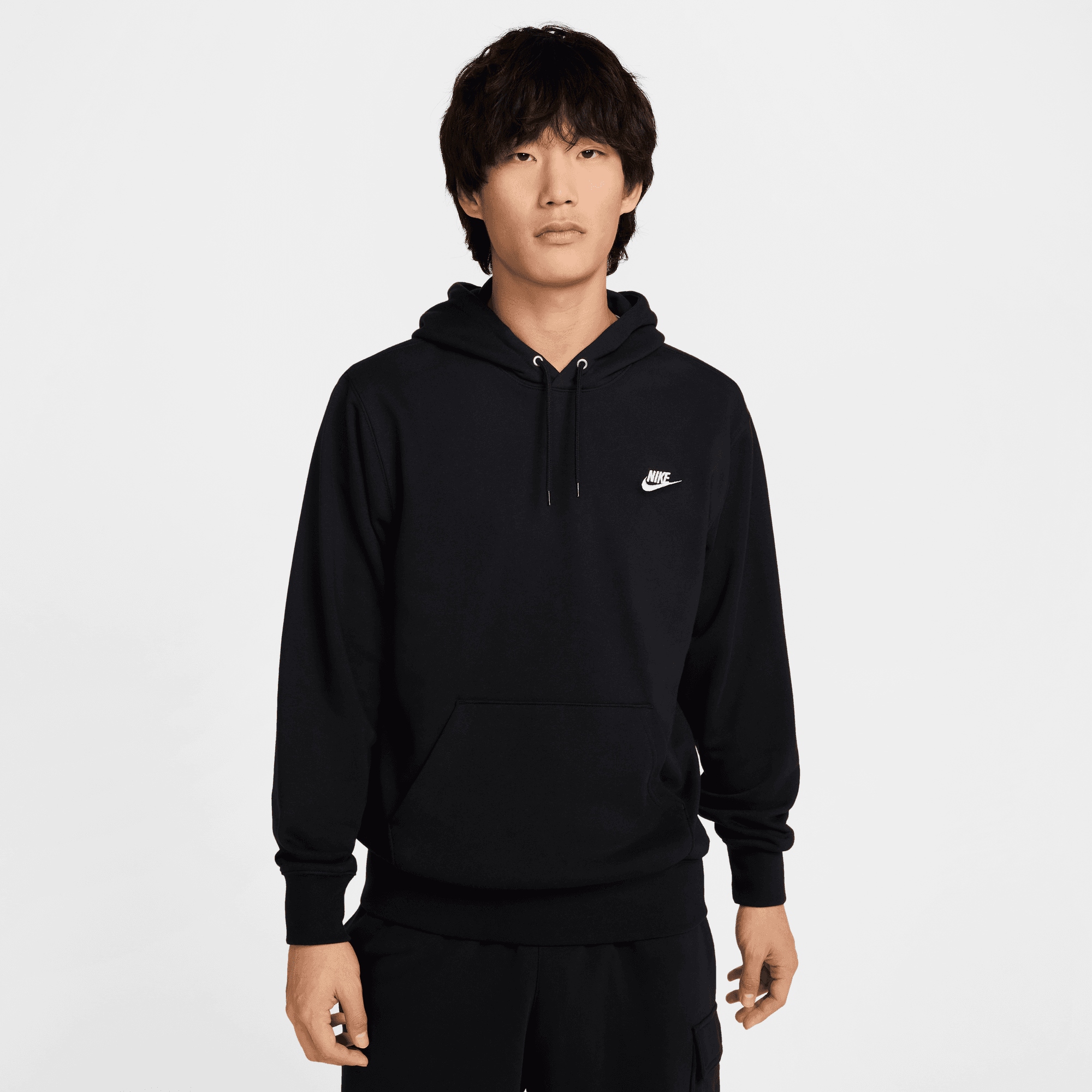 NIKE CLUB MEN'S FRENCH TERRY PULLOVER HOODIE