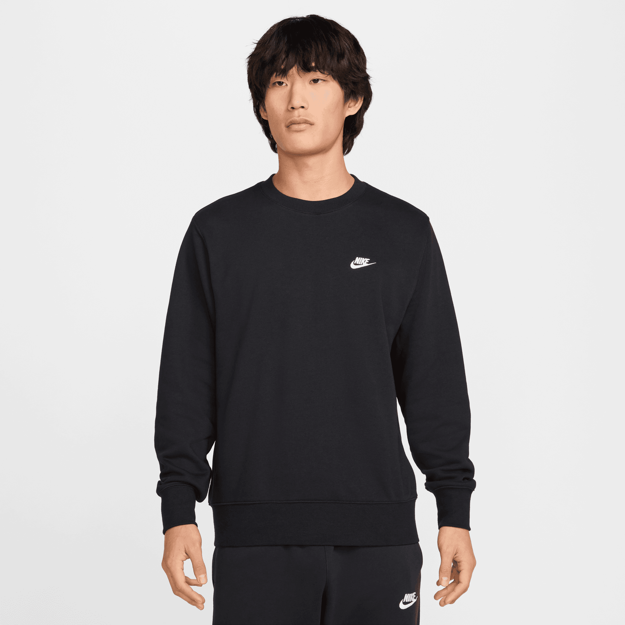 NIKE CLUB MEN'S FRENCH TERRY CREW
