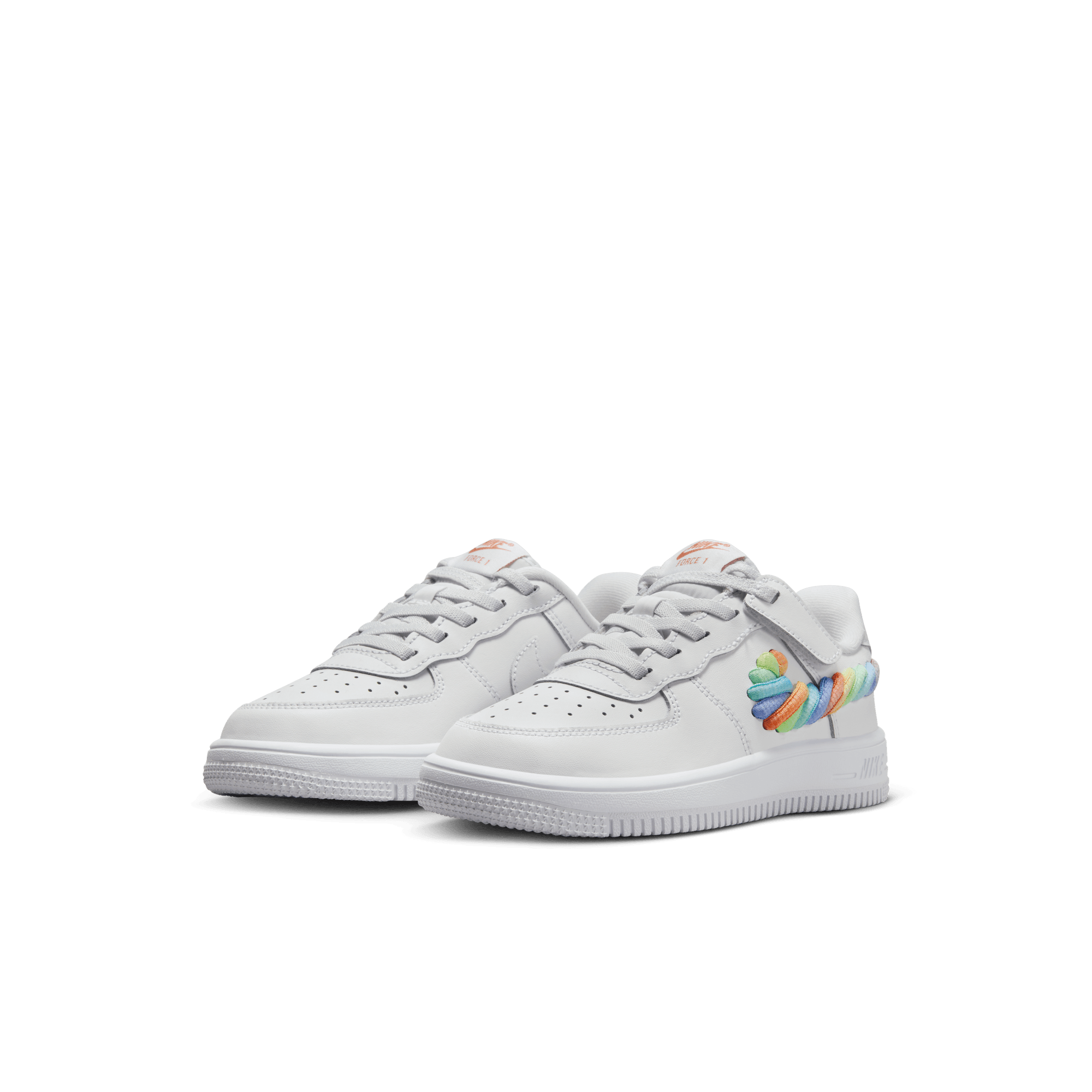 NIKE FORCE 1 LOW LV8 EASYON LITTLE KIDS SHOES