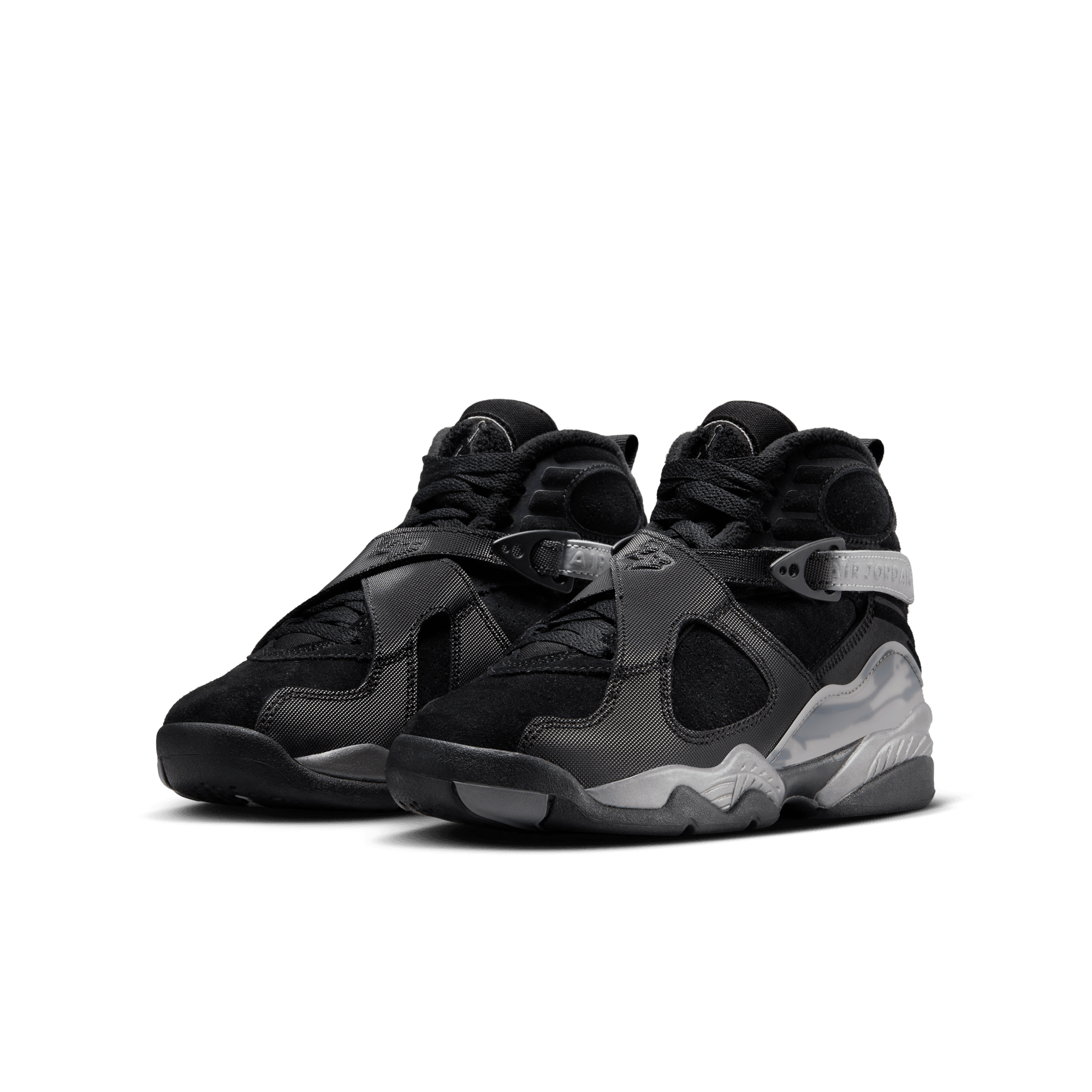Jordan 8 2024 black and silver