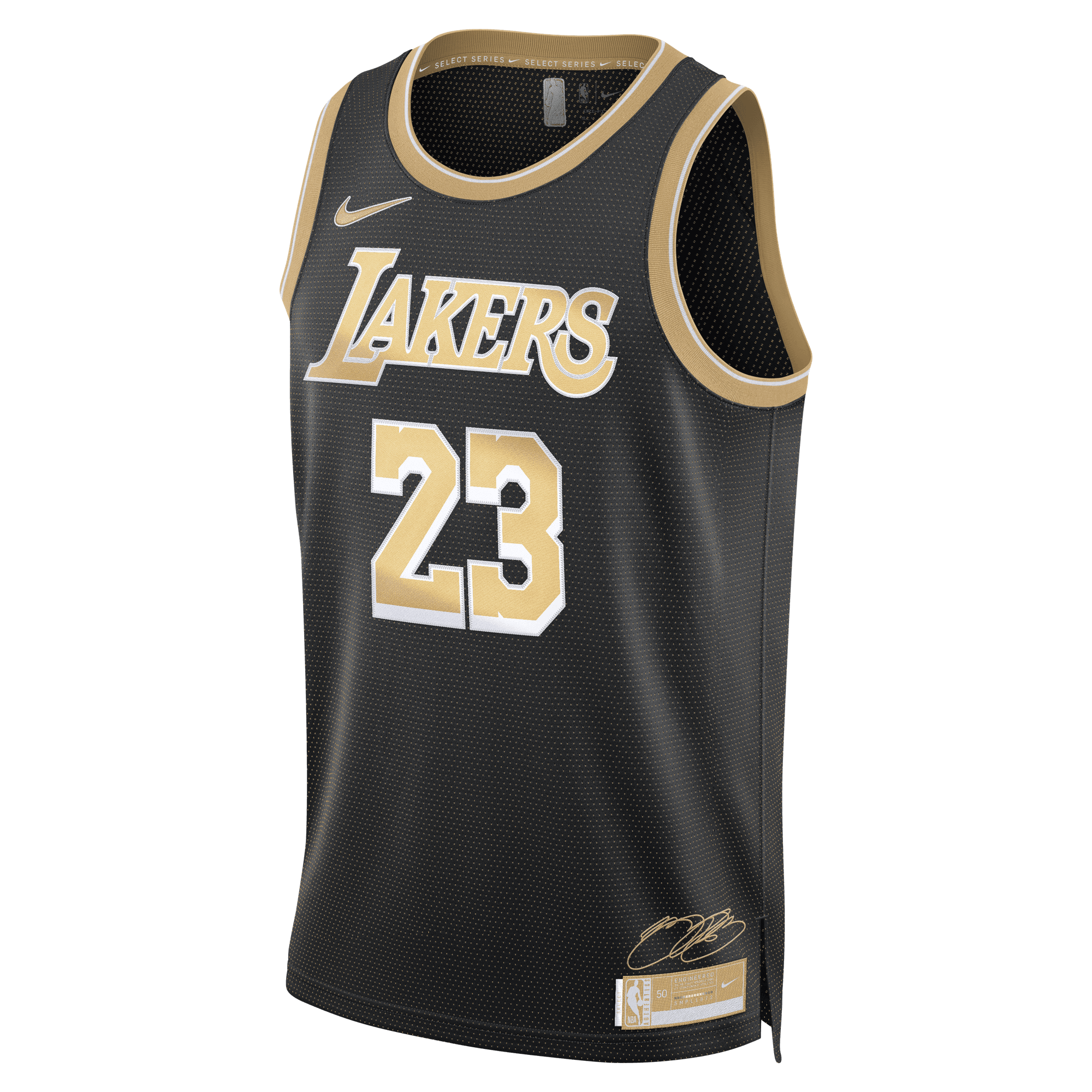 LEBRON JAMES LOS ANGELES LAKERS 2024 SELECT SERIES MEN'S NIKE DRI-FIT NBA SWINGMAN JERSEY