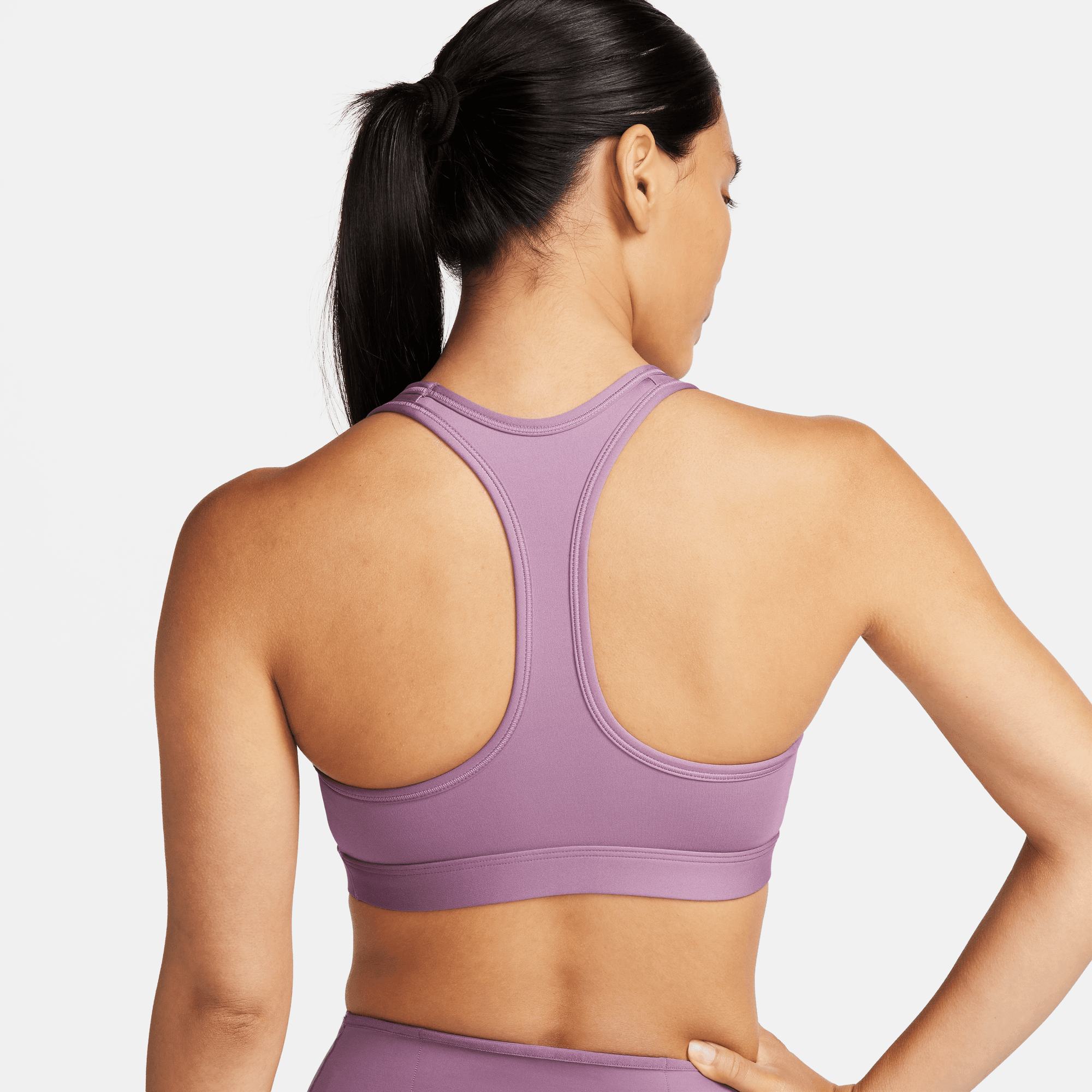 Nike Women's Dri Fit Medium Support Sports Bra Purple Size 1X