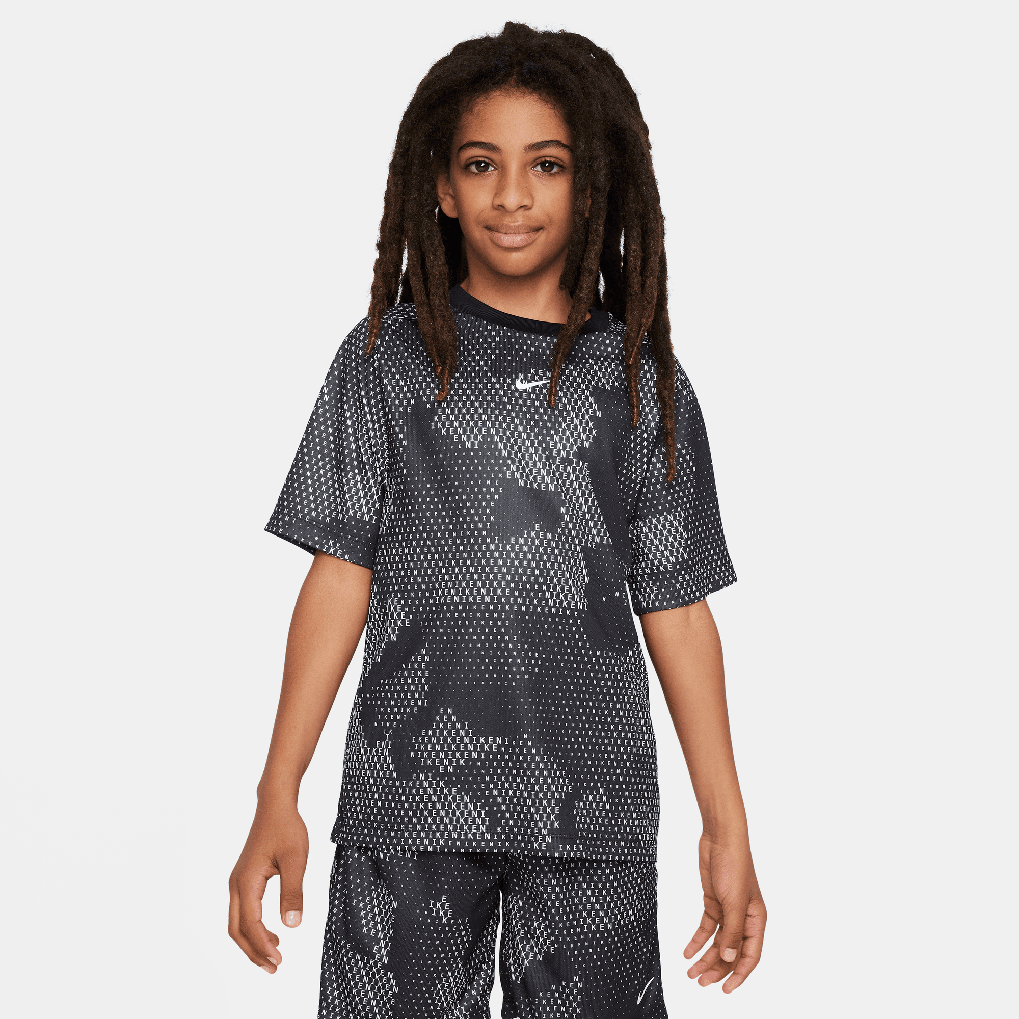 NIKE MULTI BIG KIDS' (BOYS') DRI-FIT SHORT-SLEEVE TOP