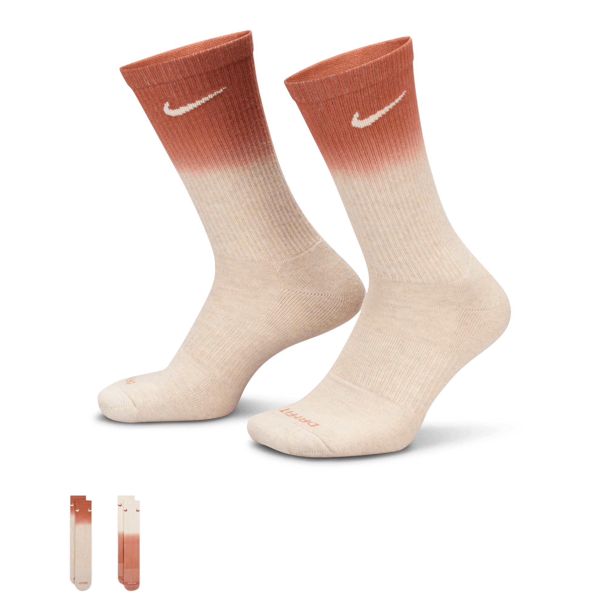 NIKE EVERYDAY PLUS CUSHIONED CREW SOCKS (2 PAIRS)