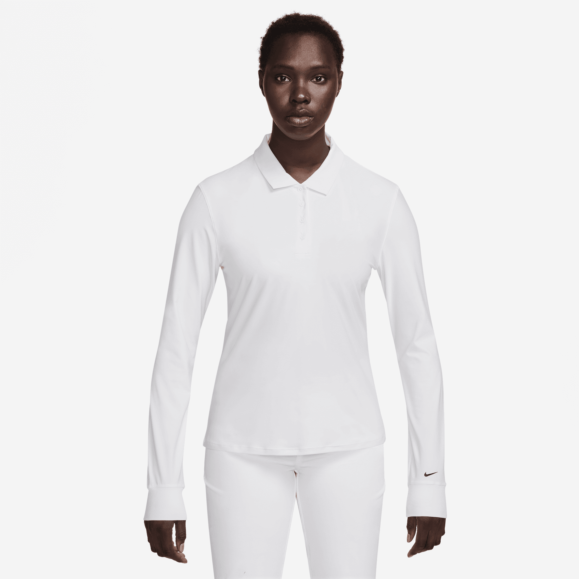 AS WOMEN NIKE DRI-FIT VICTORY LONG SLEEVE POLO