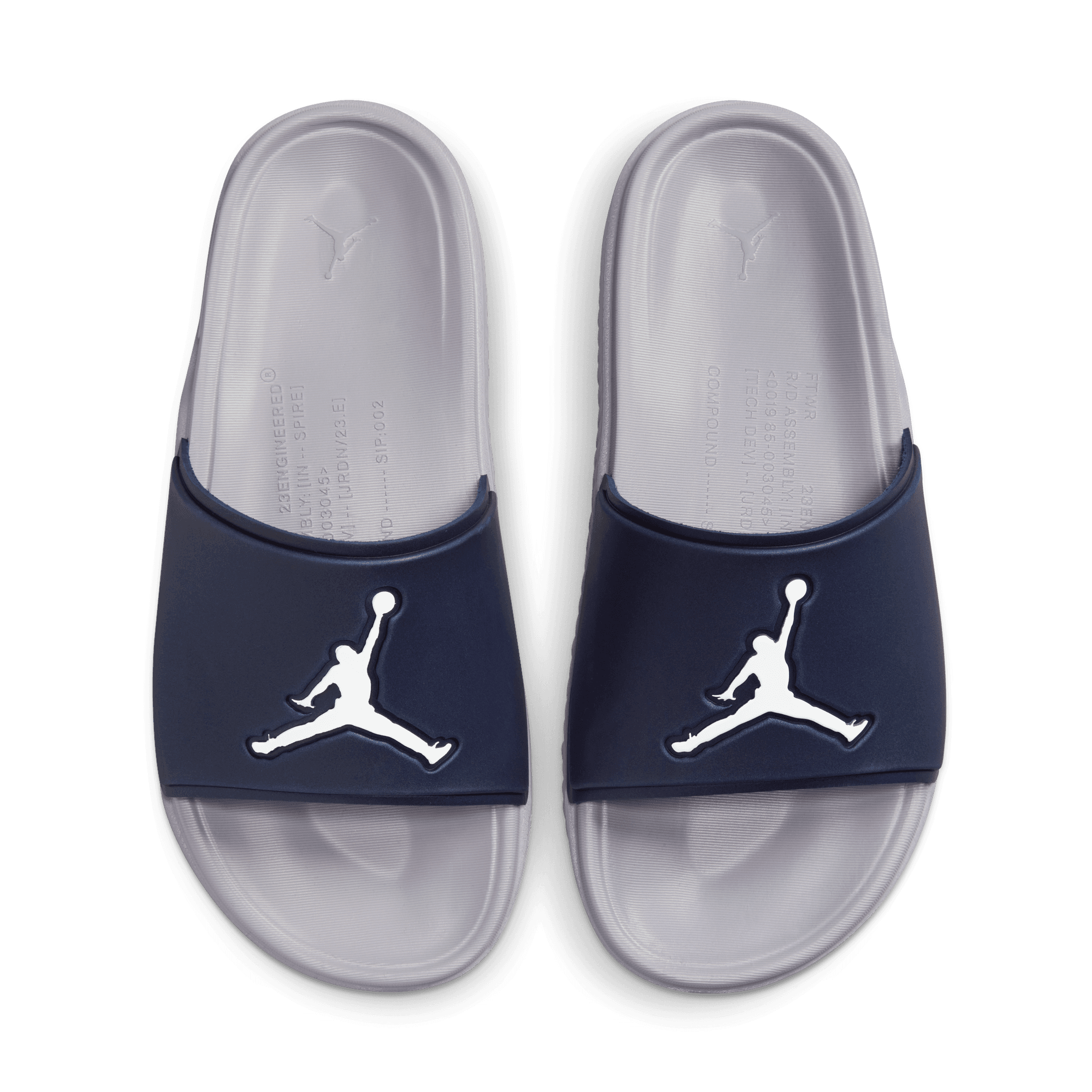 JORDAN PLAY 2.0 MEN S SLIDES MIDNIGHT NAVY WHITE CEMENT GREY