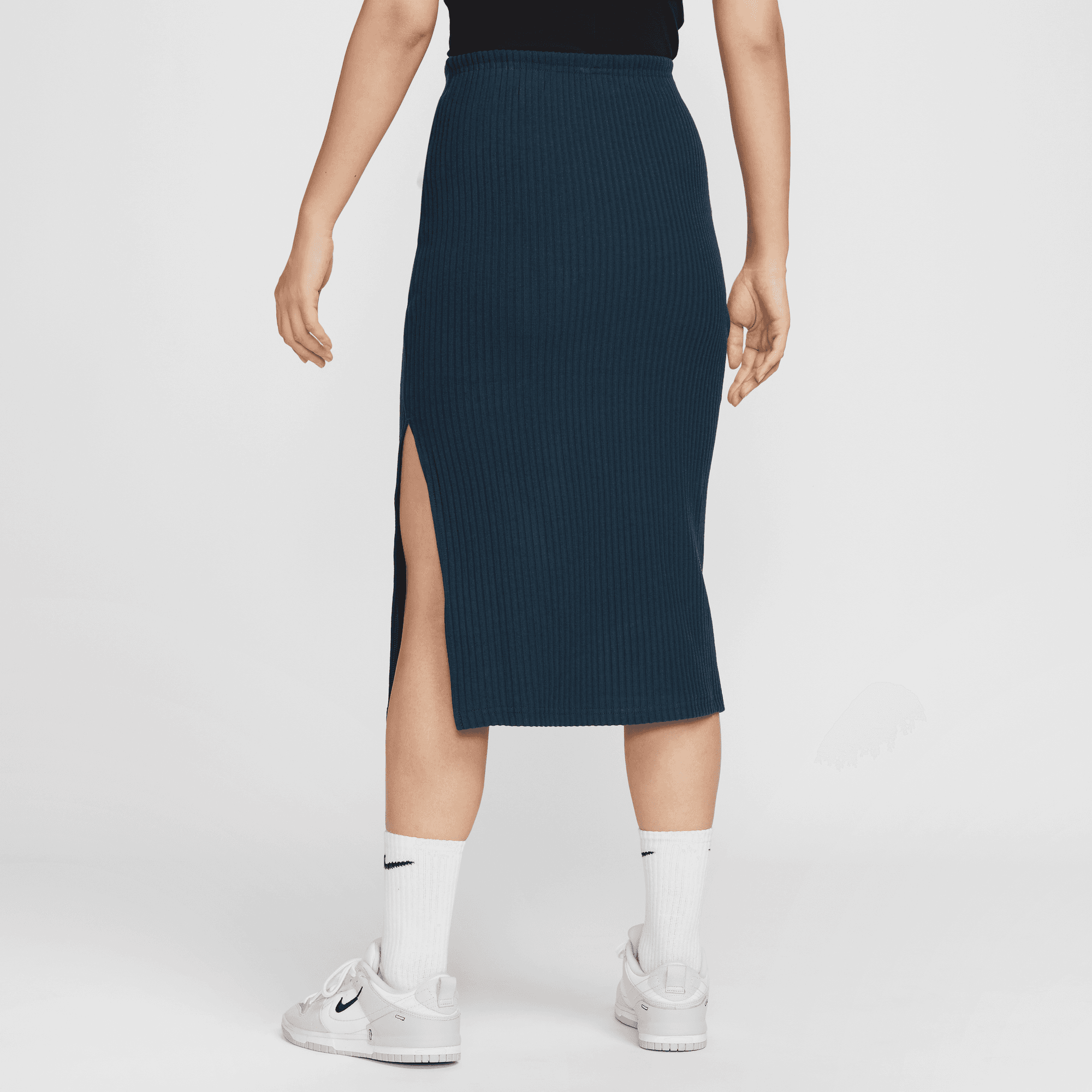 NIKE SPORTSWEAR CHILL KNIT WOMEN'S SLIM RIBBED MIDI SKIRT