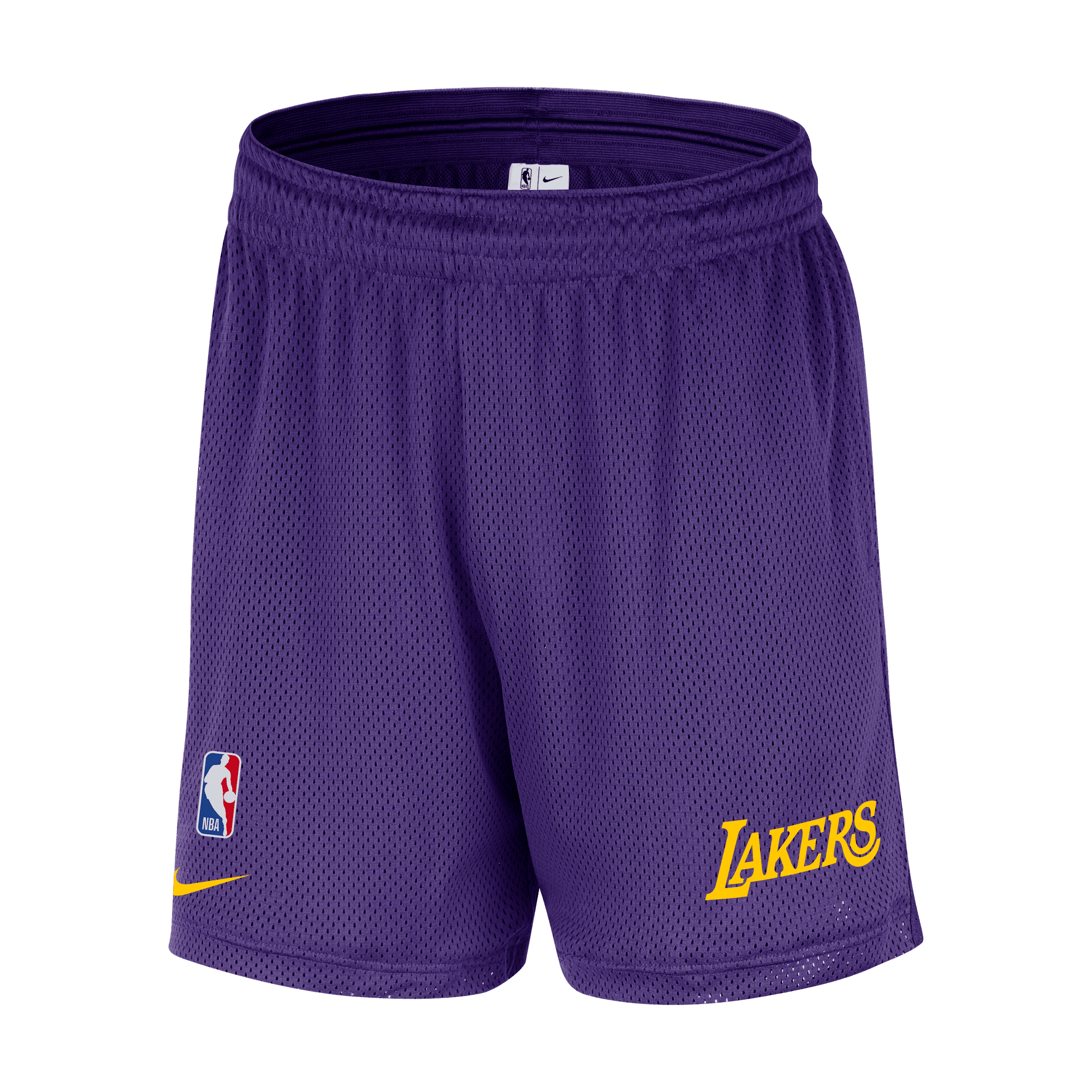 LOS ANGELES LAKERS MEN'S NIKE NBA MESH SHORTS