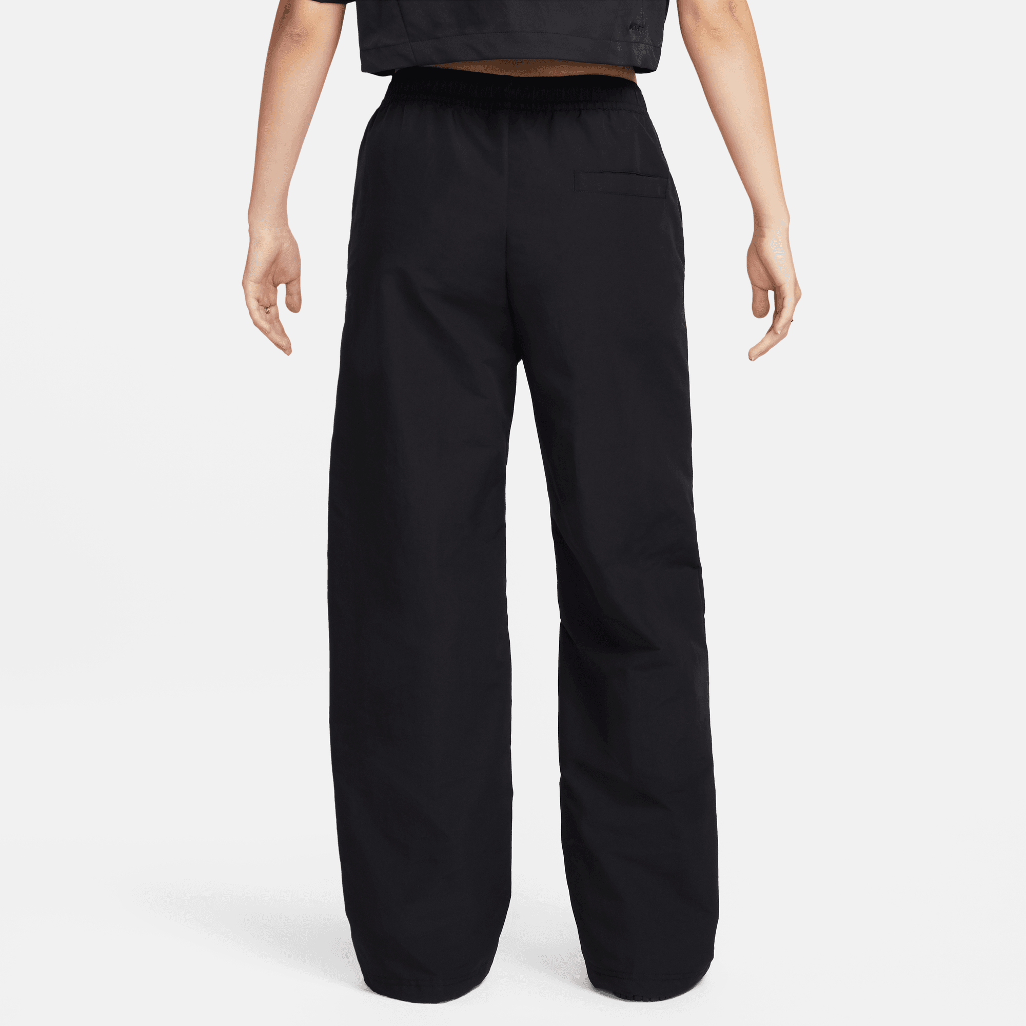 NIKE SPORTSWEAR EVERYTHING WOVENS WOMEN'S MID-RISE OPEN-HEM PANTS