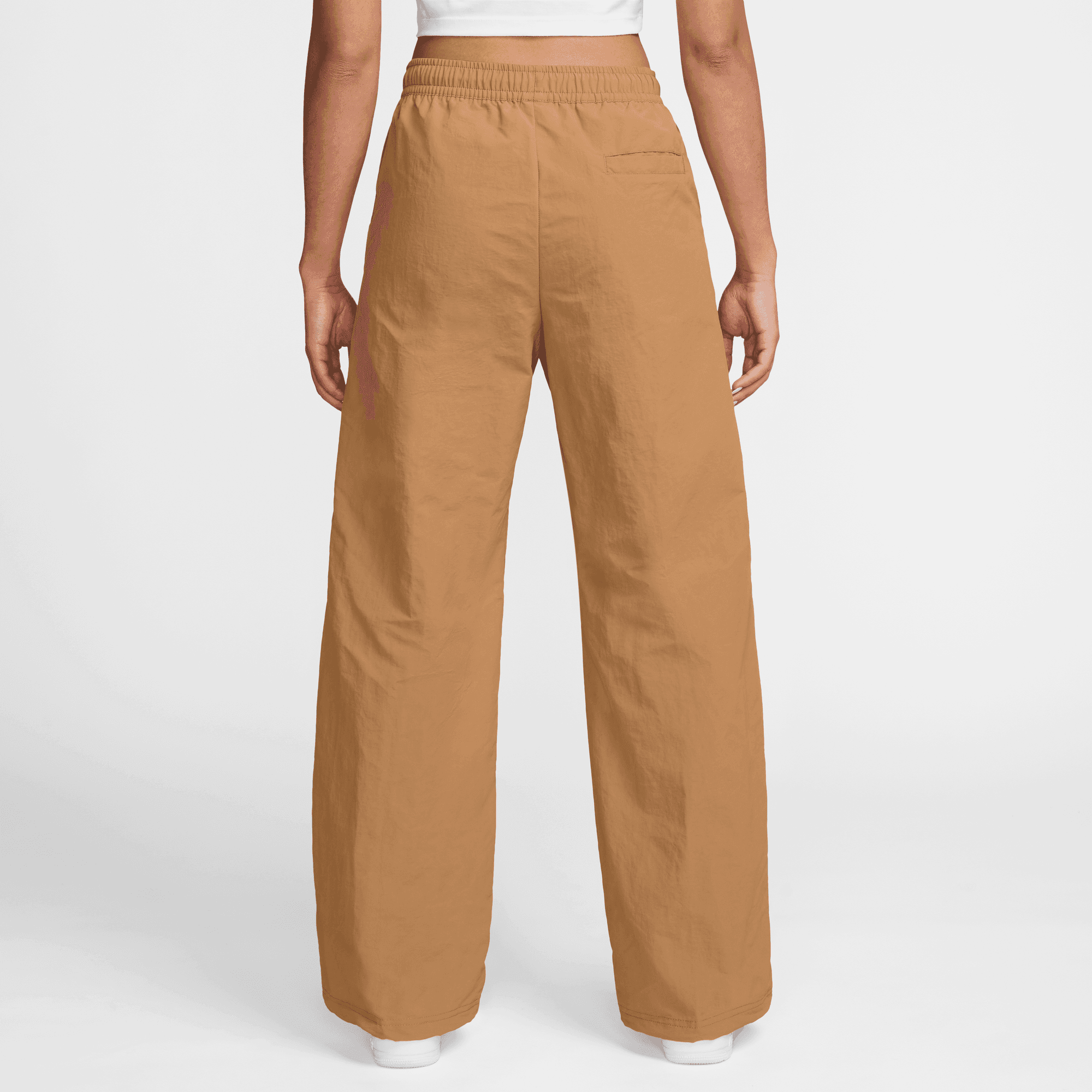 NIKE SPORTSWEAR EVERYTHING WOVENS WOMENS MID-RISE OPEN-HEM PANTS