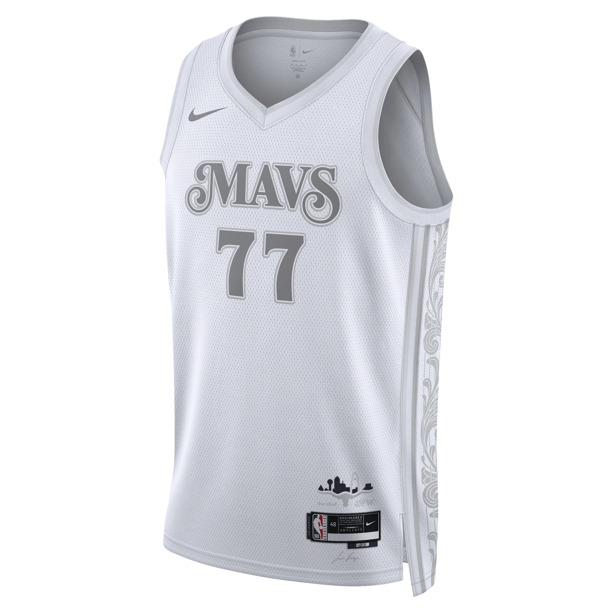 LUKA DONCIC DALLAS MAVERICKS 2024/25 CITY EDITION MEN'S NIKE DRI-FIT NBA SWINGMAN JERSEY