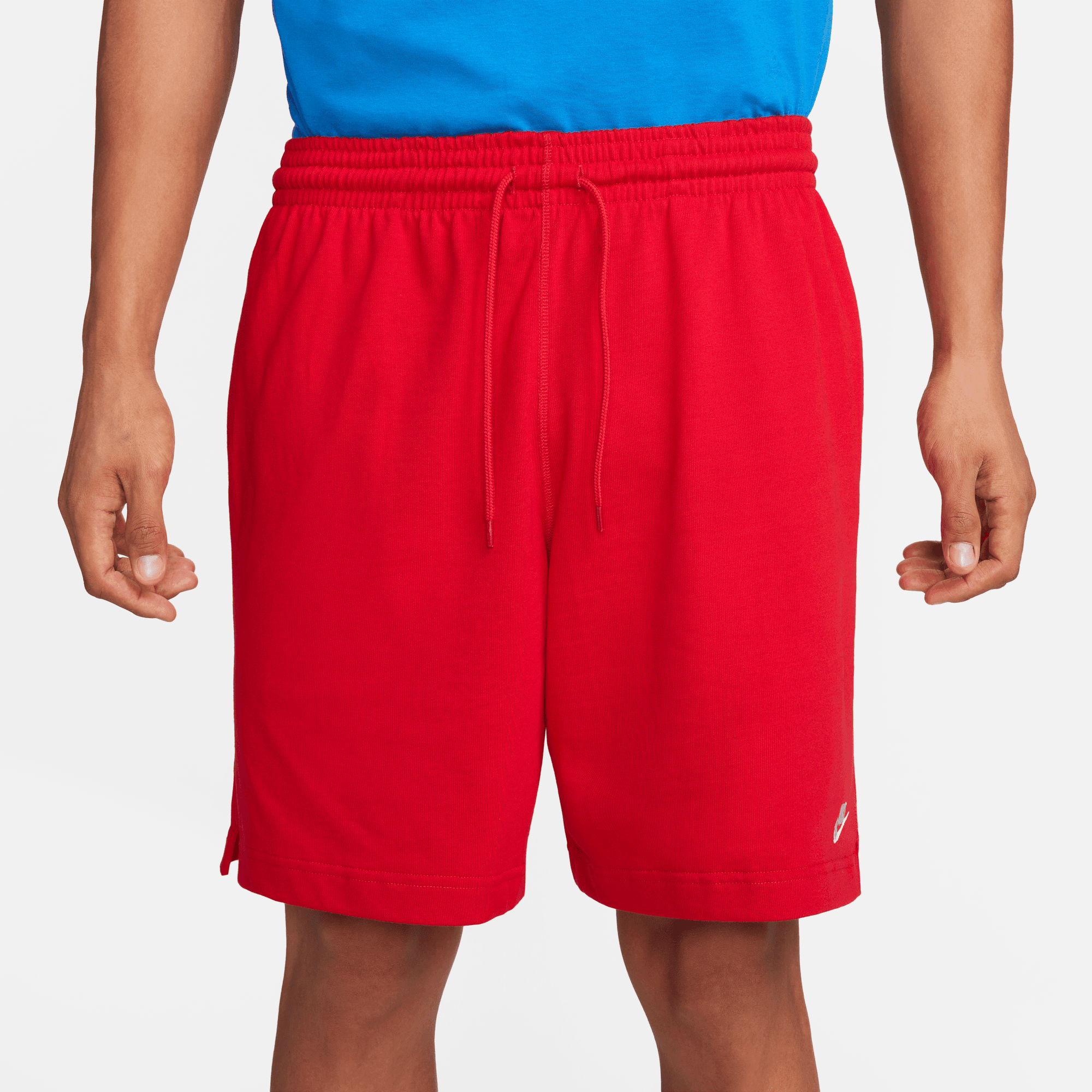 Grey and best sale red nike shorts