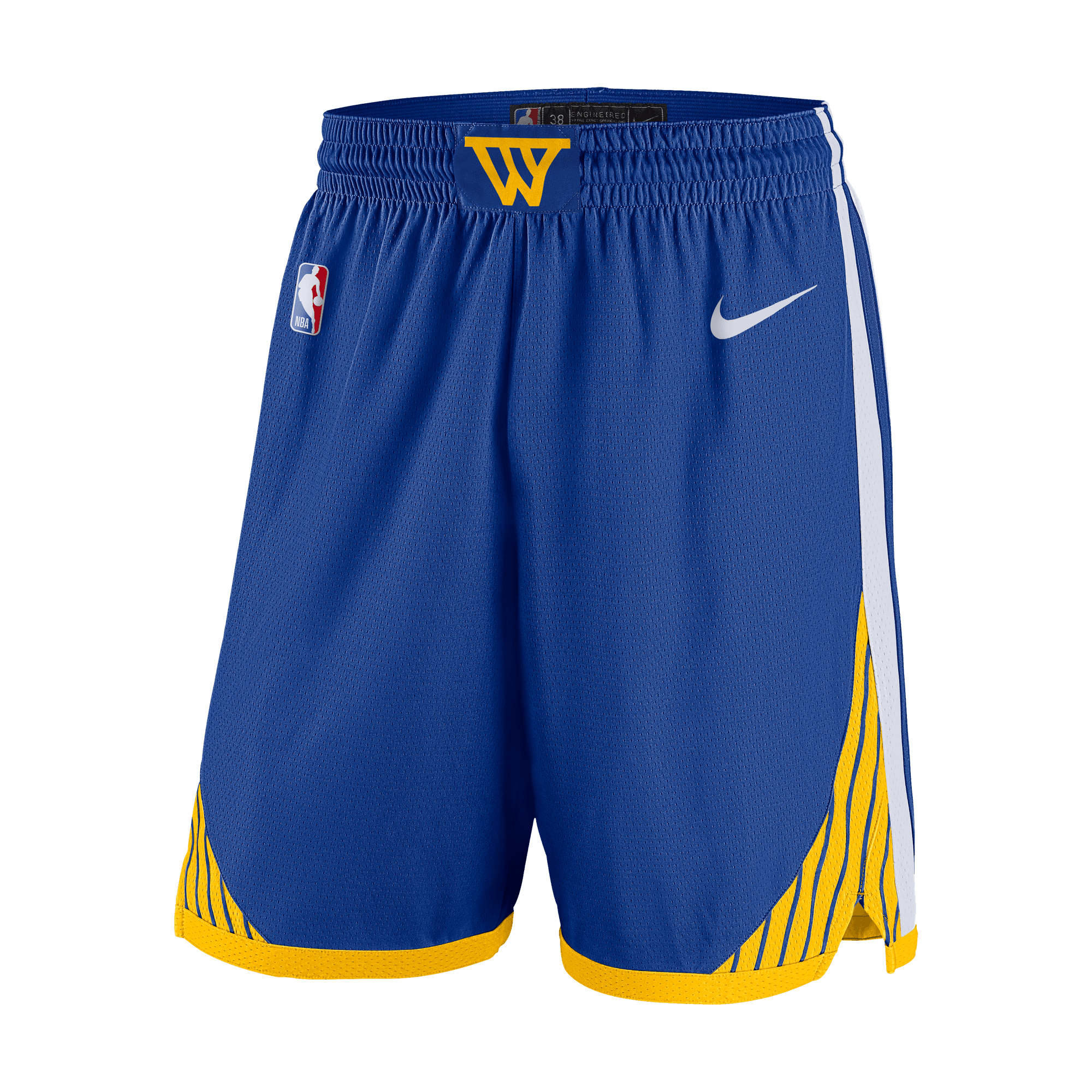 GOLDEN STATE WARRIORS 2024/25 SWINGMAN ICON EDITION MEN'S NIKE DRI-FIT NBA REPLICA SHORTS