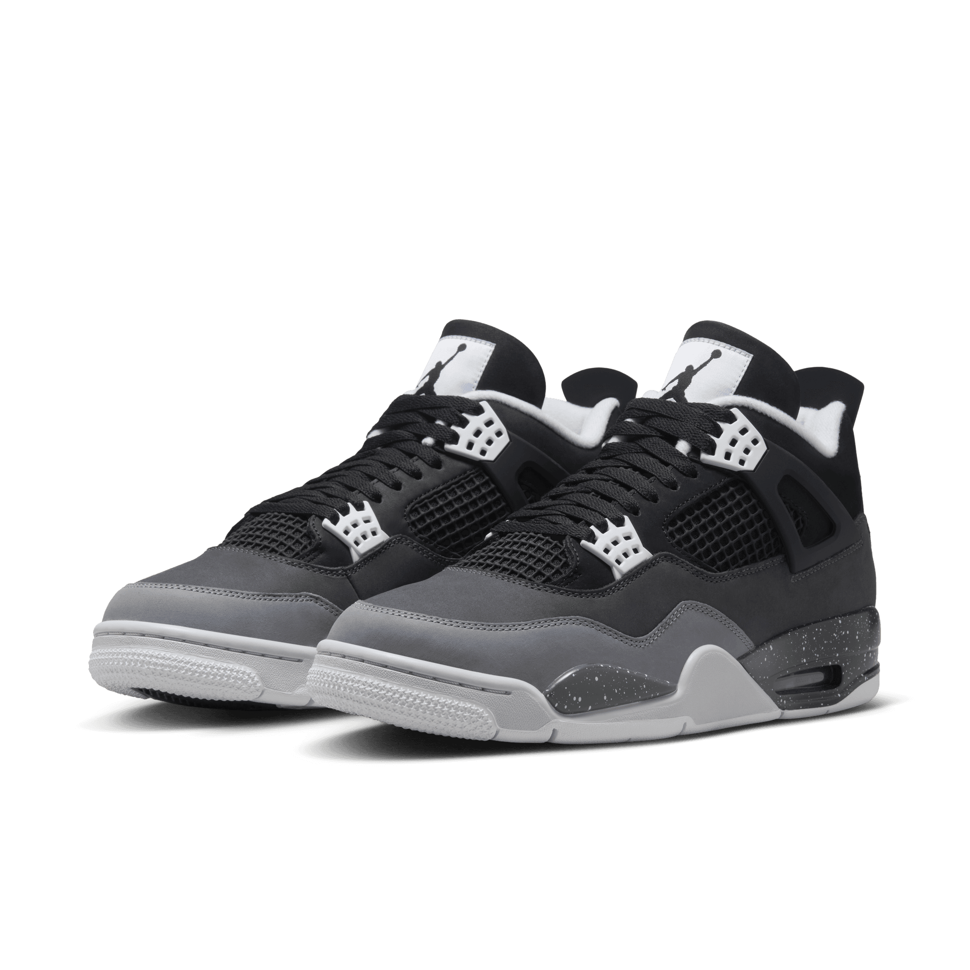 AIR JORDAN 4 RETRO MEN S SHOES BLACK WHITE ANTHRACITE BLACK Park Access